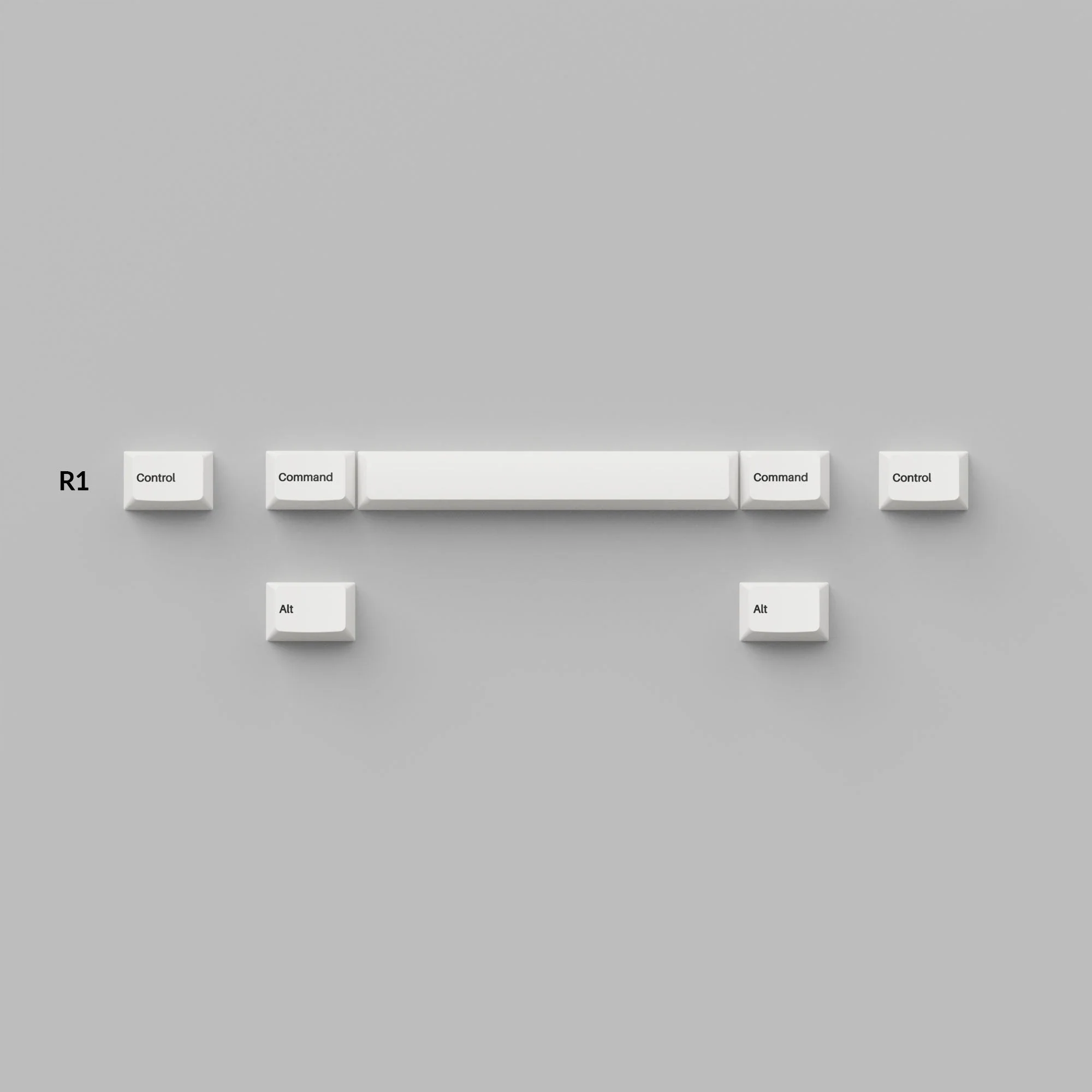 Cherry Profile Double - Shot PBT Full Set Keycaps - Black on White - Bow - Image 3