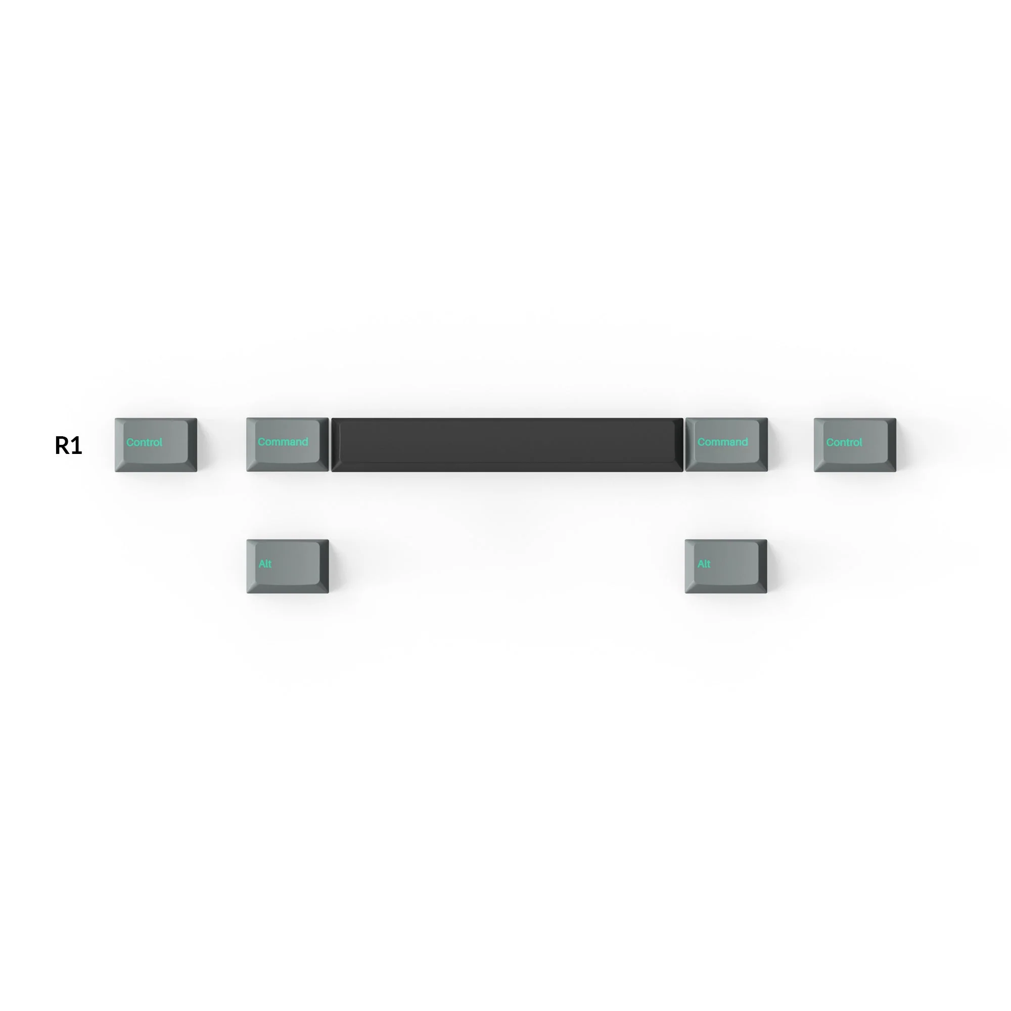 Cherry Profile Double-Shot PBT Full Set Keycaps - Hacker Mint - Image 4