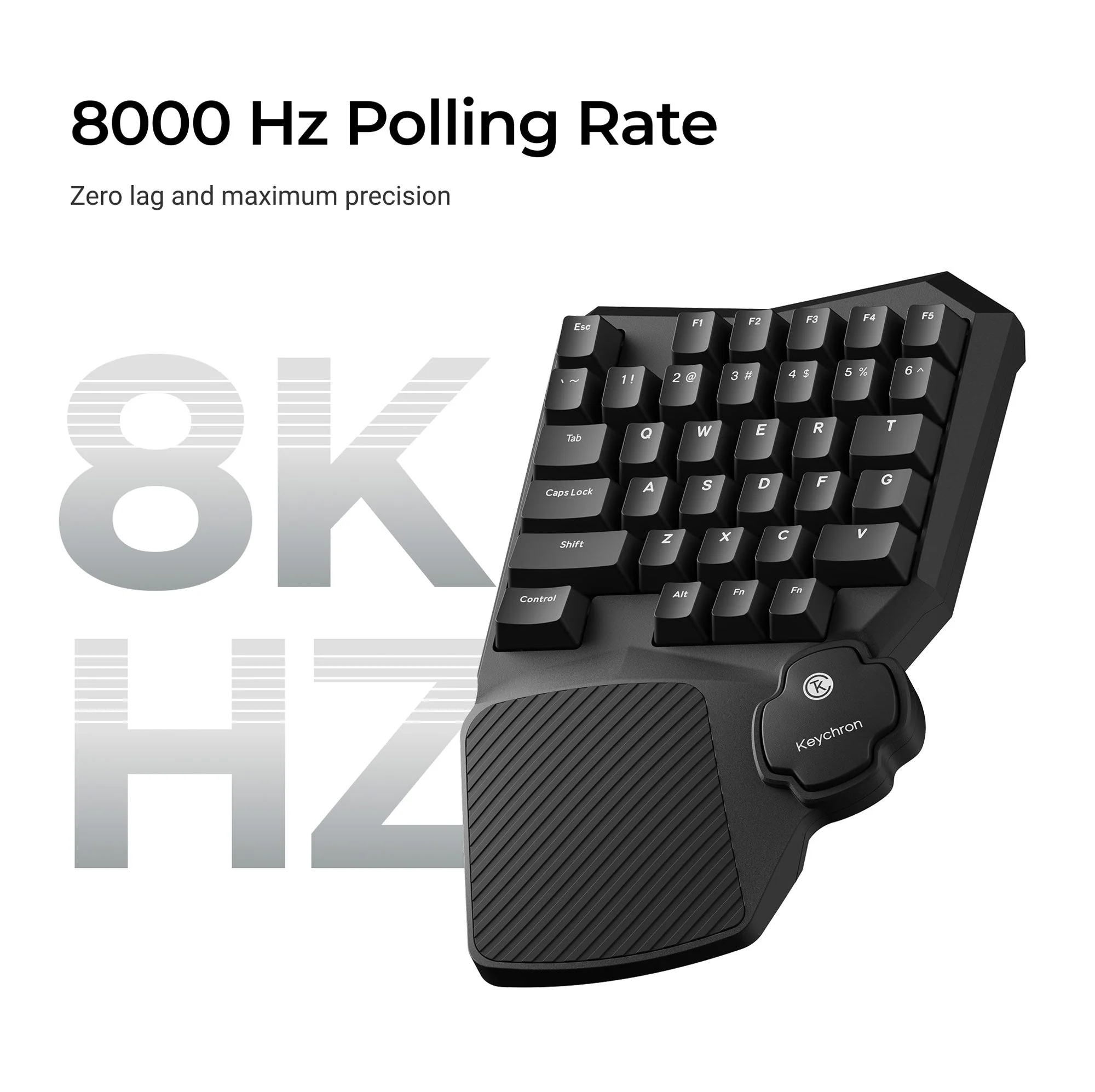 Keychron C0 HE One Handed Magnetic Switch Gaming Keyboard - Image 4