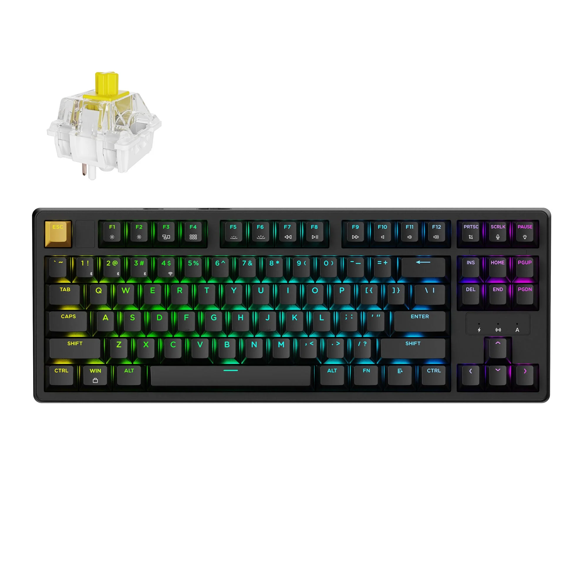 Keychron - J4 QMK Wireless Mechanical Keyboard - Image 3