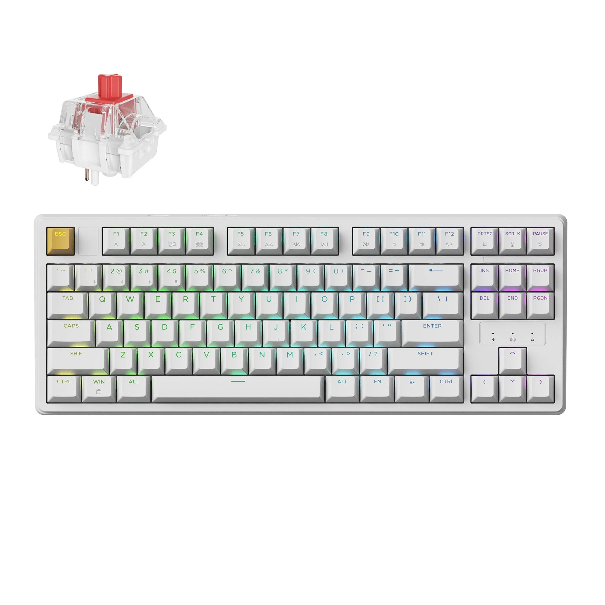 Keychron - J4 QMK Wireless Mechanical Keyboard - Image 4