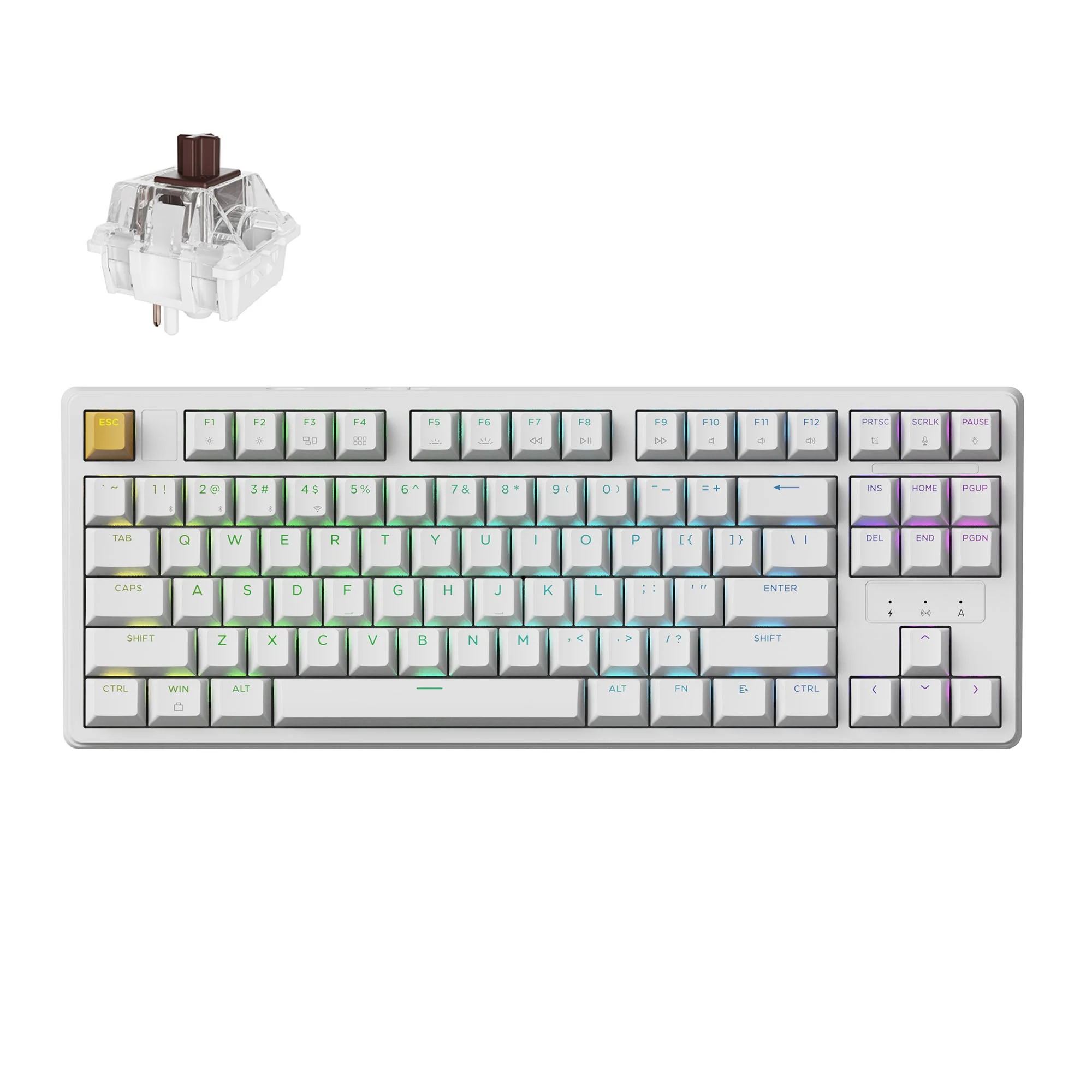 Keychron - J4 QMK Wireless Mechanical Keyboard - Image 5