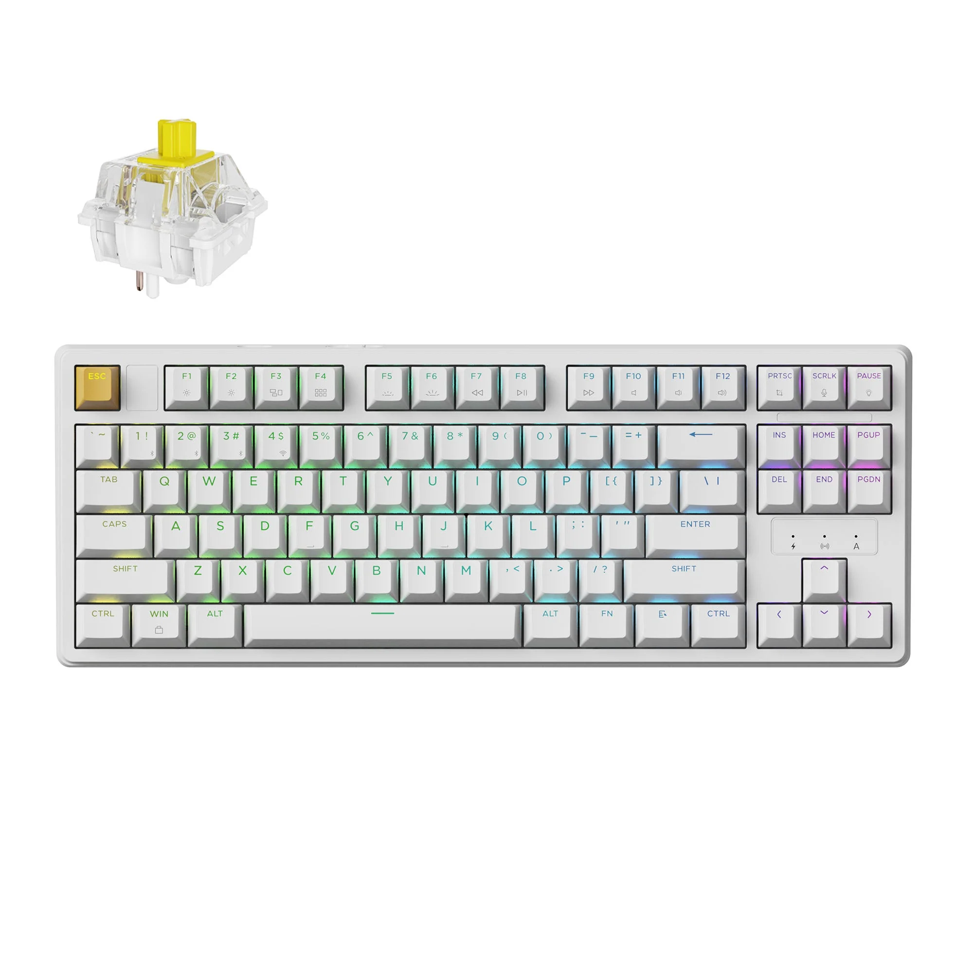 Keychron - J4 QMK Wireless Mechanical Keyboard - Image 6