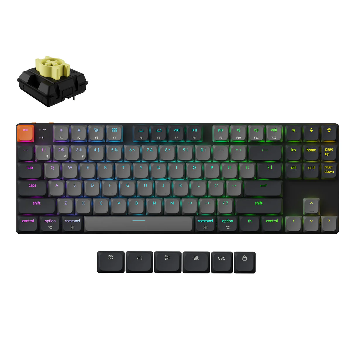 Keychron K1 QMK Wireless Mechanical Keyboard (Version 6) - Image 6