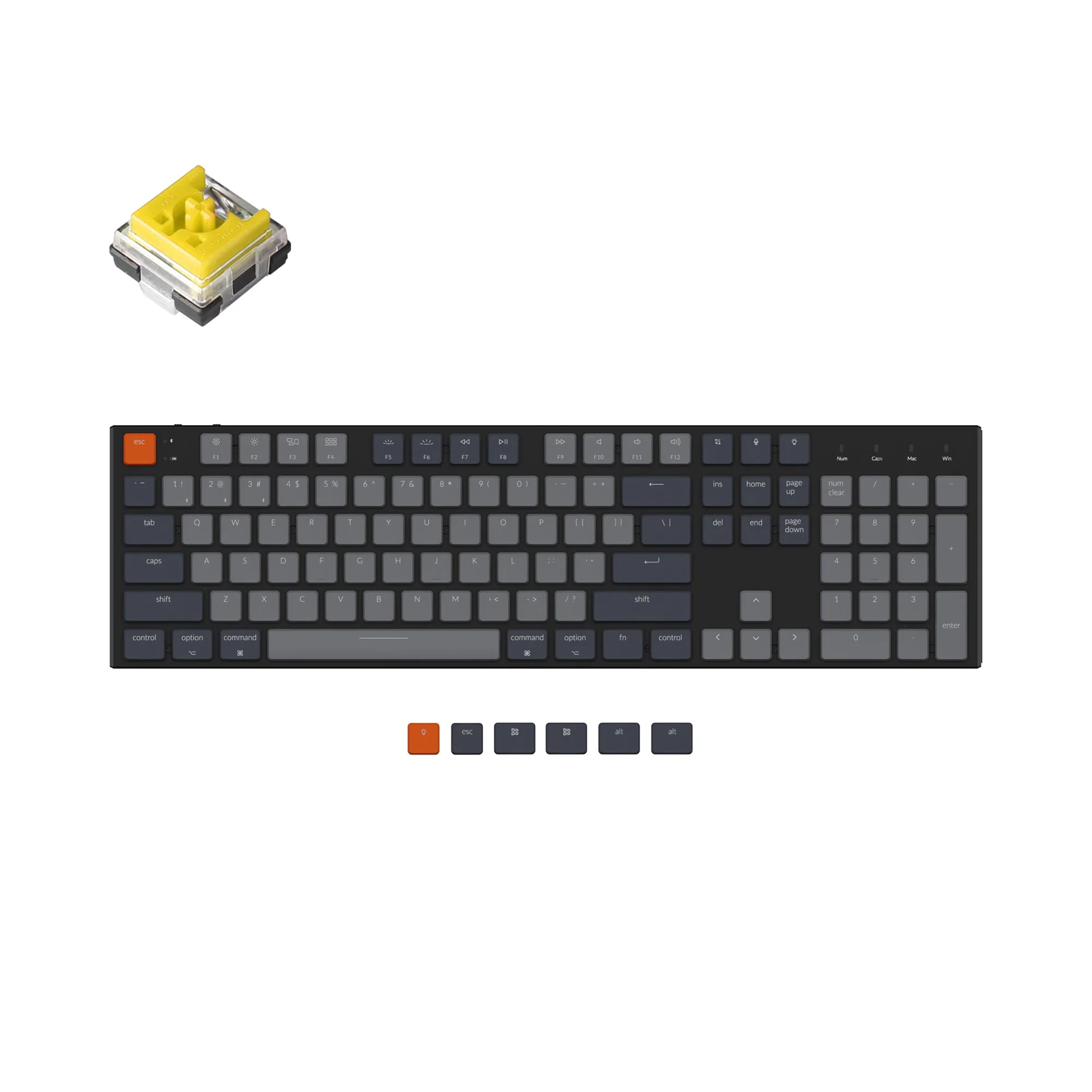 Keychron K5 Ultra-Slim Wireless Mechanical Keyboard - Image 10