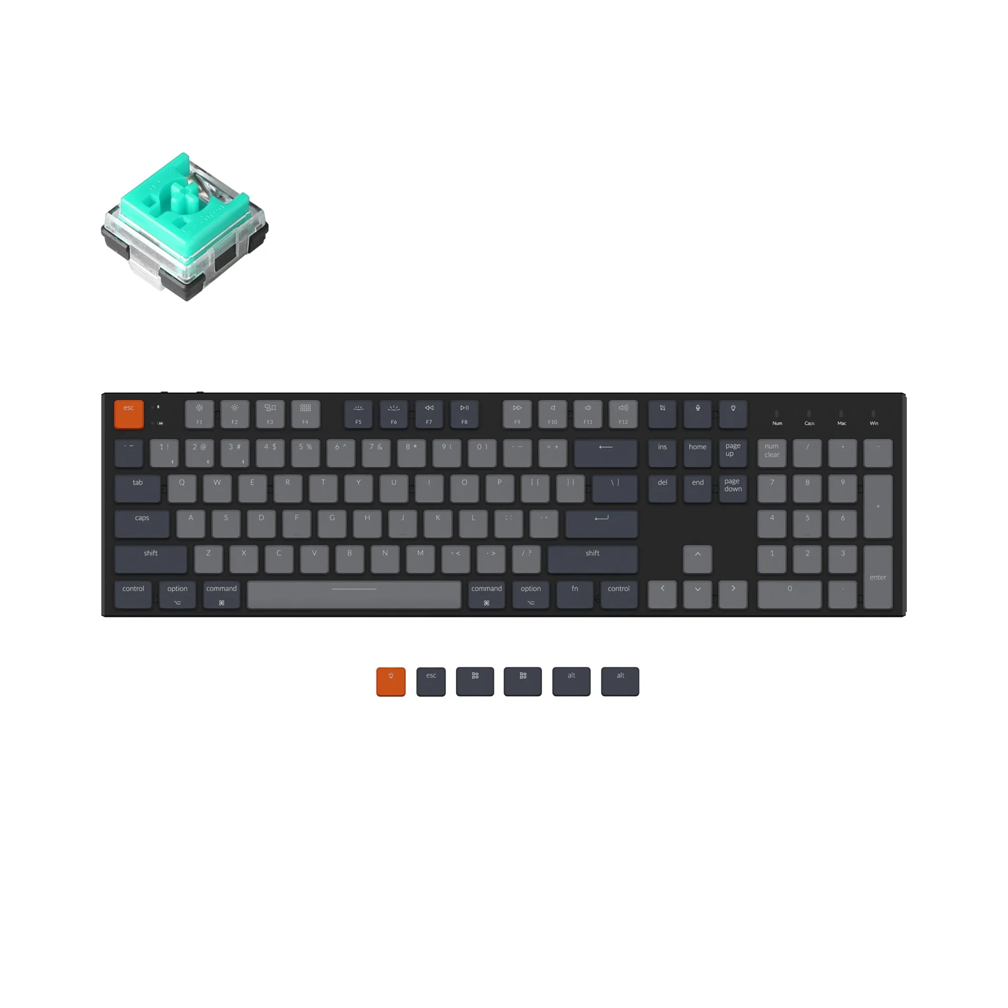 Keychron K5 Ultra-Slim Wireless Mechanical Keyboard - Image 11