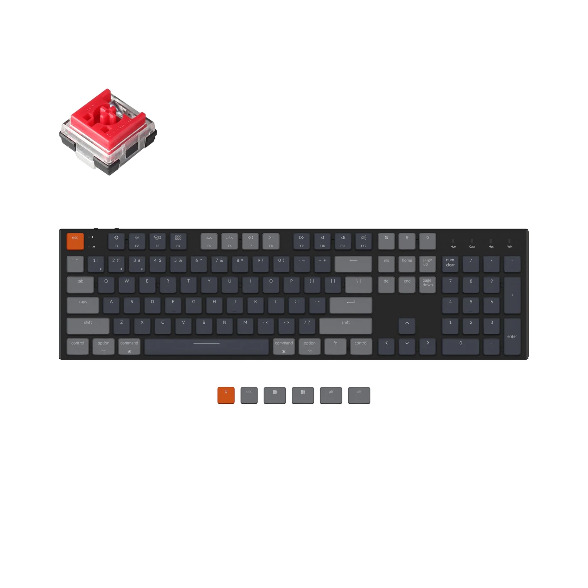 Keychron K5 Ultra-Slim Wireless Mechanical Keyboard - Image 12