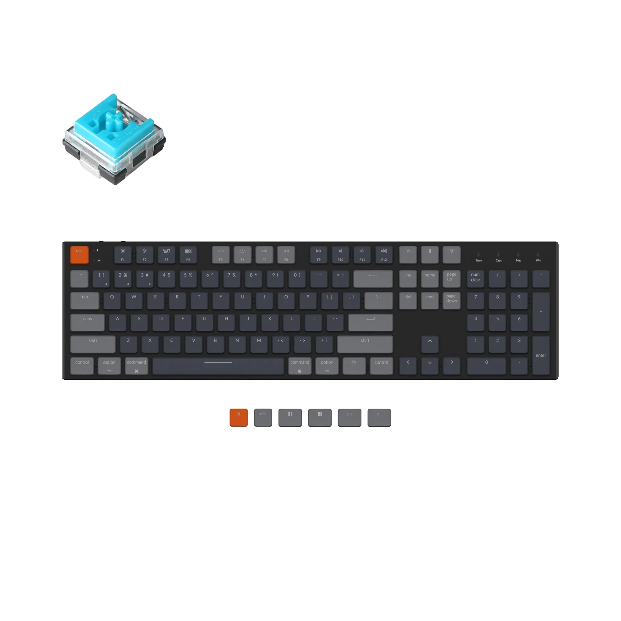 Keychron K5 Ultra-Slim Wireless Mechanical Keyboard - Image 13