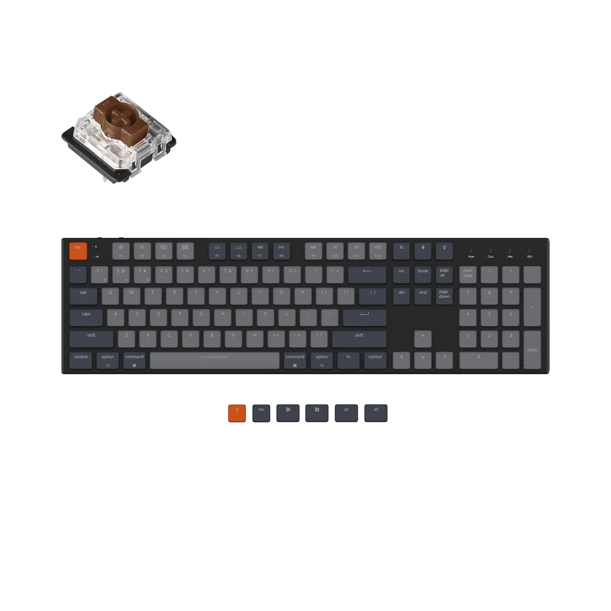 Keychron K5 Ultra-Slim Wireless Mechanical Keyboard - Image 3