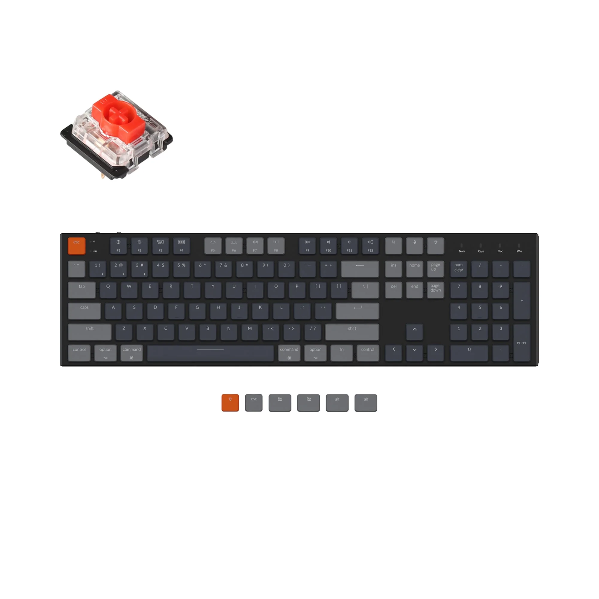 Keychron K5 Ultra-Slim Wireless Mechanical Keyboard - Image 4