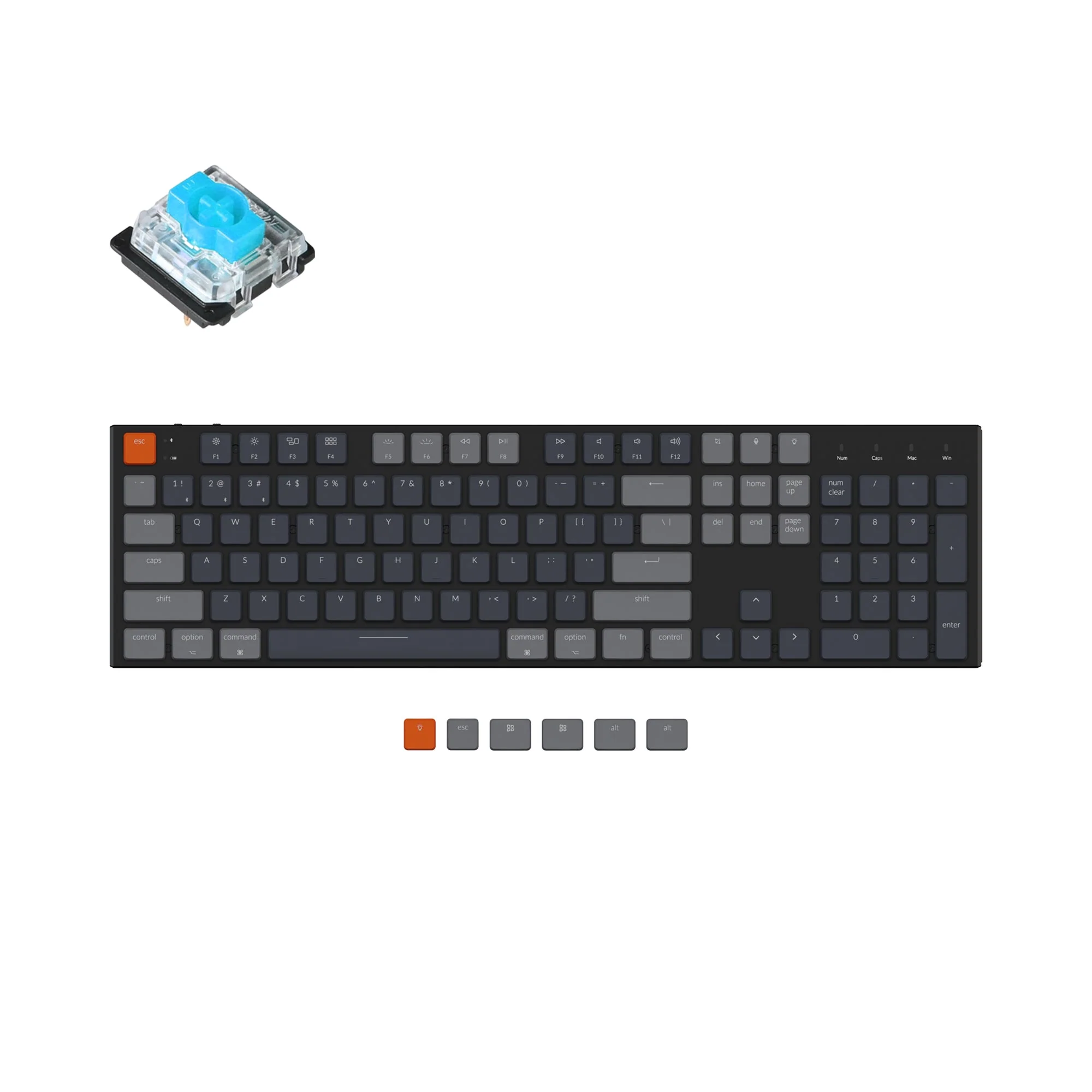 Keychron K5 Ultra-Slim Wireless Mechanical Keyboard - Image 5