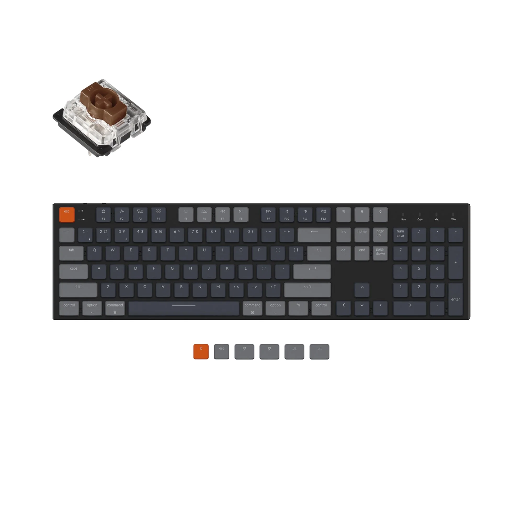 Keychron K5 Ultra-Slim Wireless Mechanical Keyboard - Image 6
