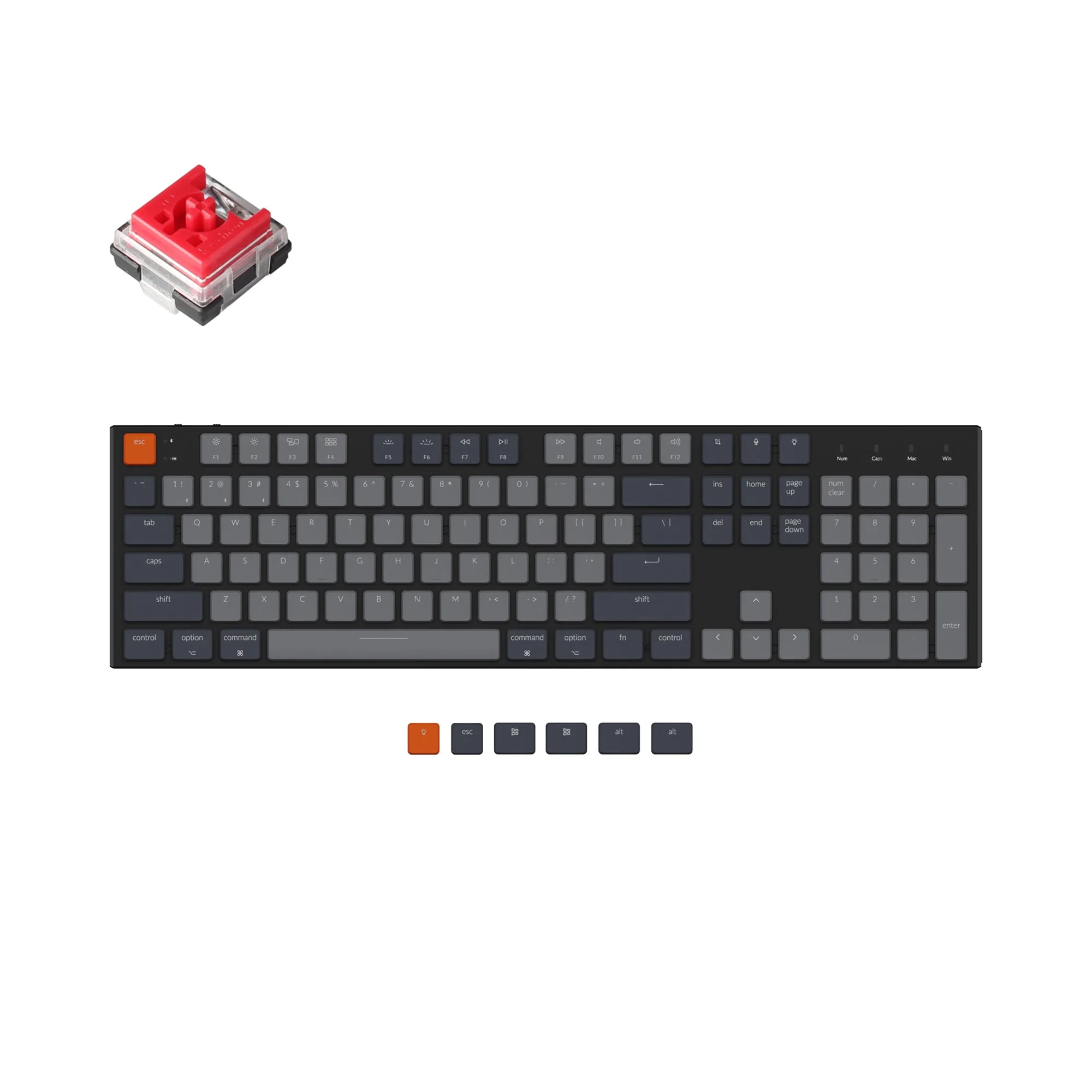 Keychron K5 Ultra-Slim Wireless Mechanical Keyboard - Image 7