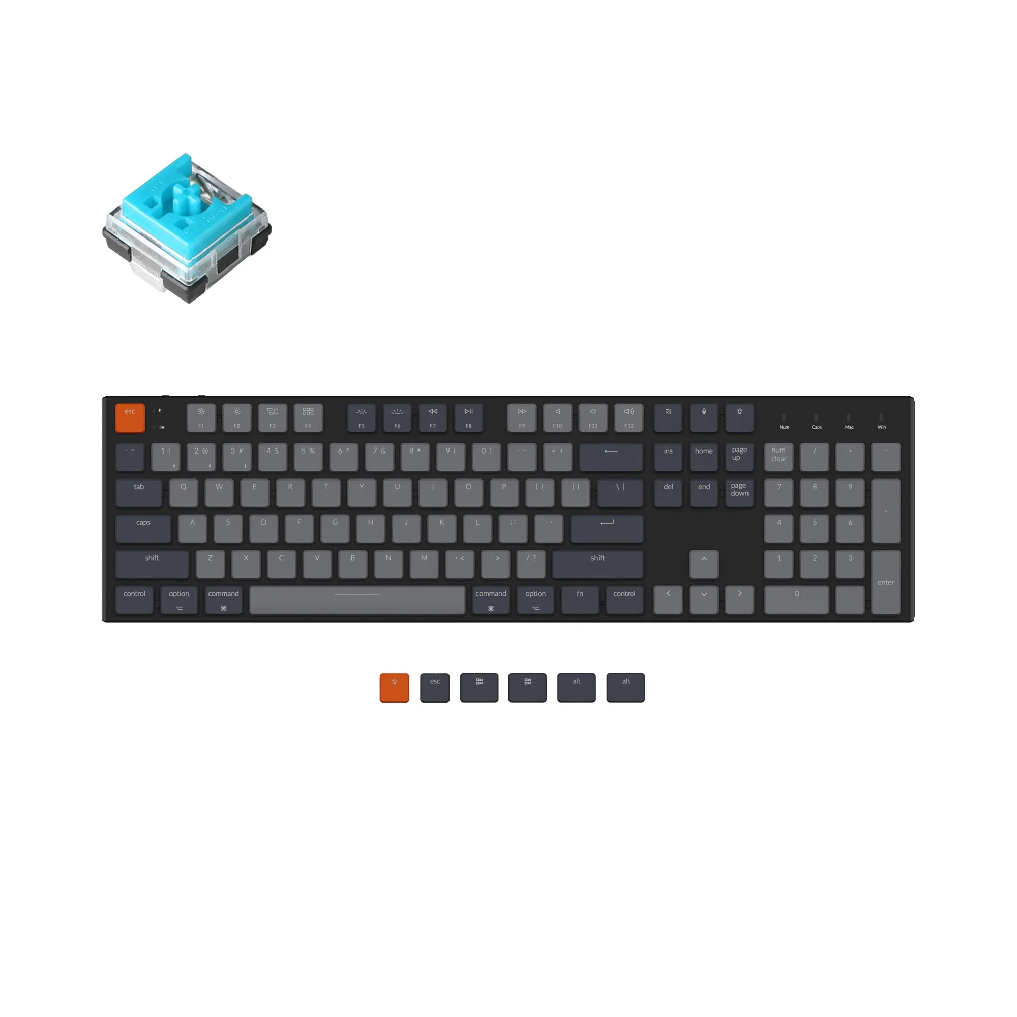 Keychron K5 Ultra-Slim Wireless Mechanical Keyboard - Image 8