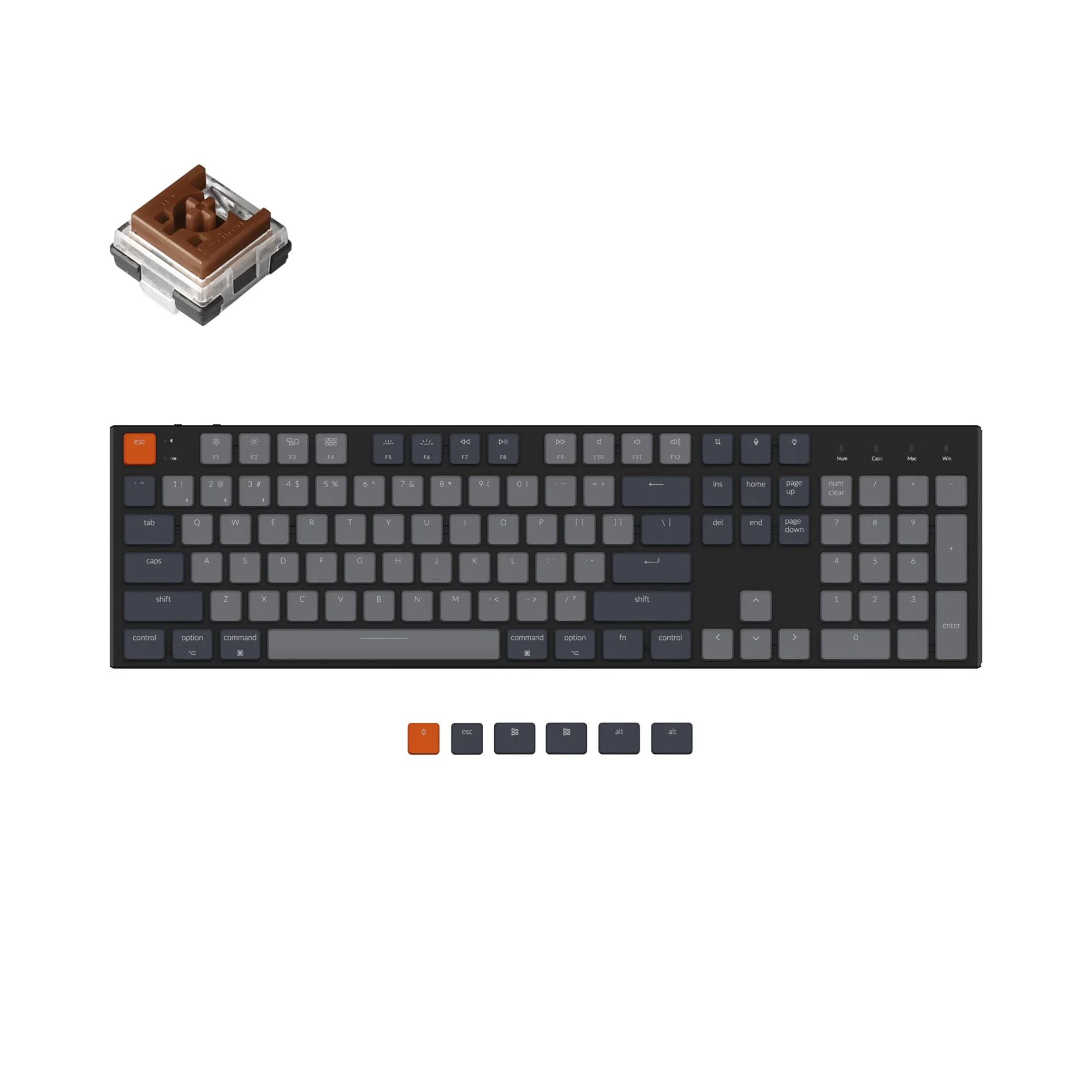 Keychron K5 Ultra-Slim Wireless Mechanical Keyboard - Image 9
