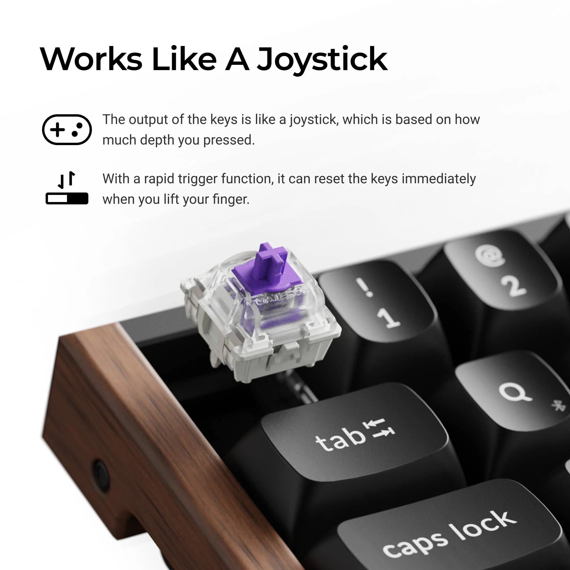 Keychron K6 HE Wireless Magnetic Switch Keyboard - Image 3