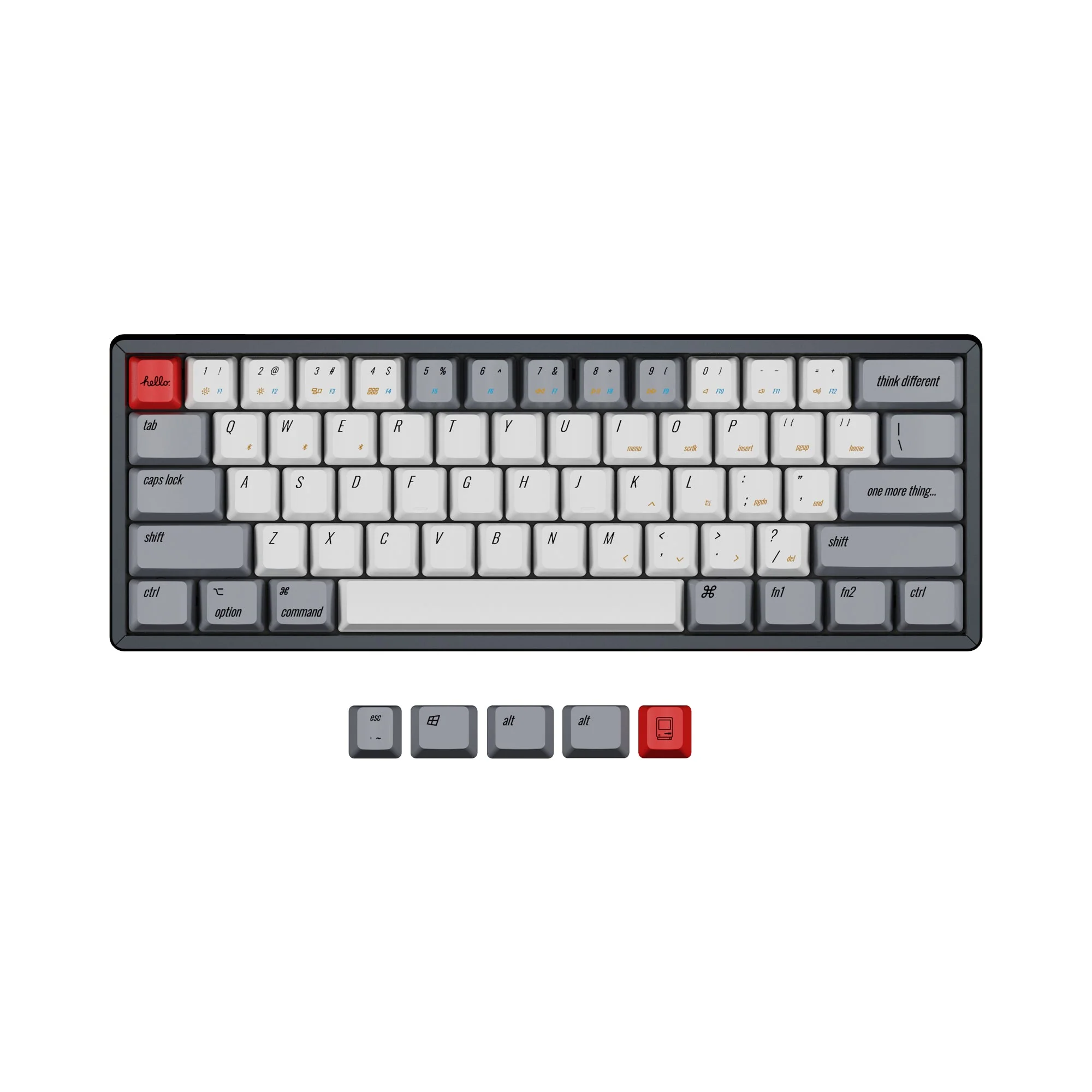 Keychron OEM Profile PBT Retro Keycap Set - Image 5