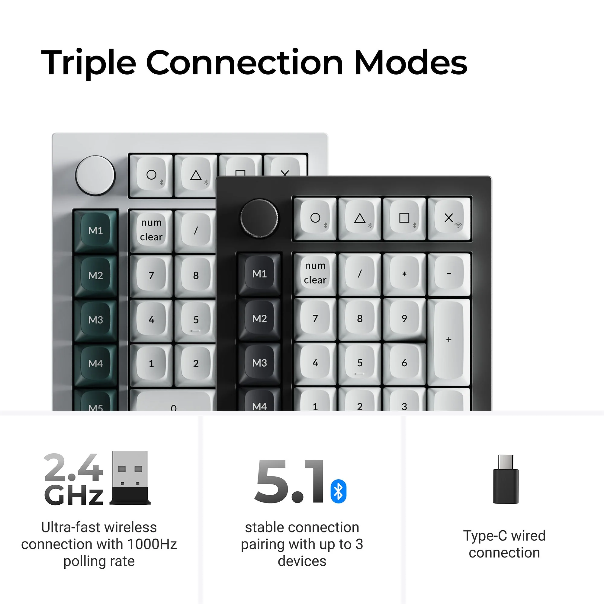 Keychron Q0 HE QMK Wireless Custom Number Pad - Image 5