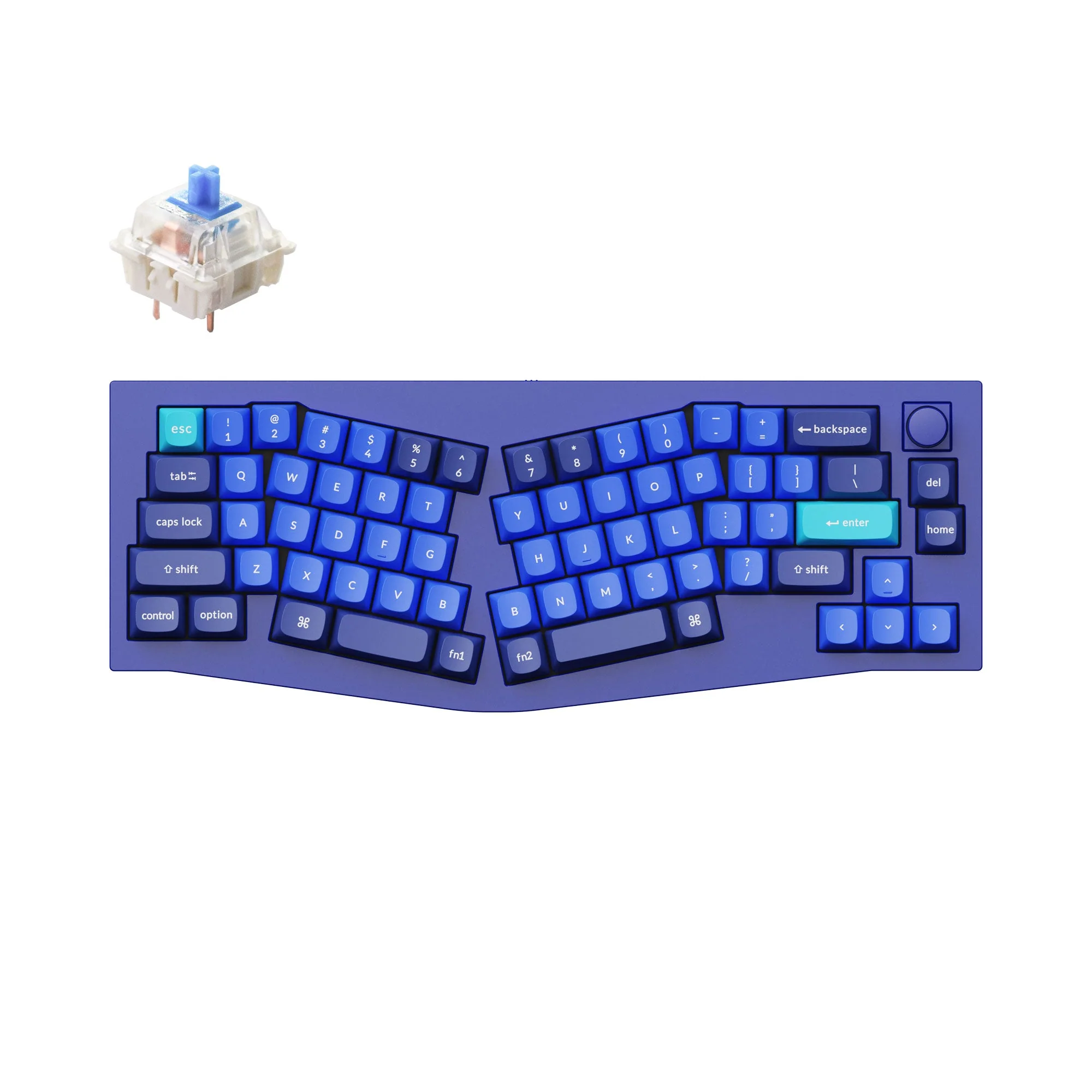 Keychron Q8 (Alice Layout) QMK Custom Mechanical Keyboard - Image 17