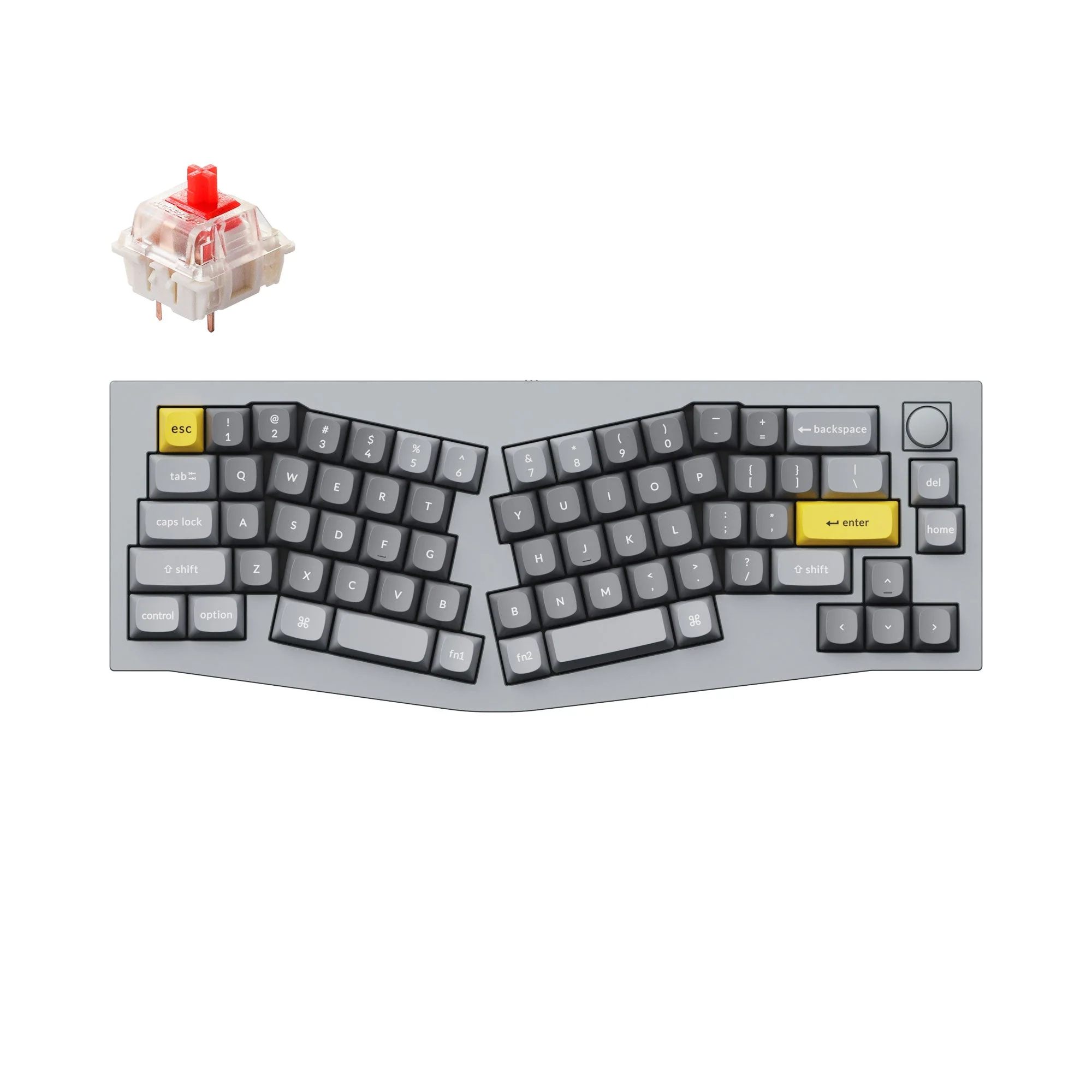 Keychron Q8 (Alice Layout) QMK Custom Mechanical Keyboard - Image 22