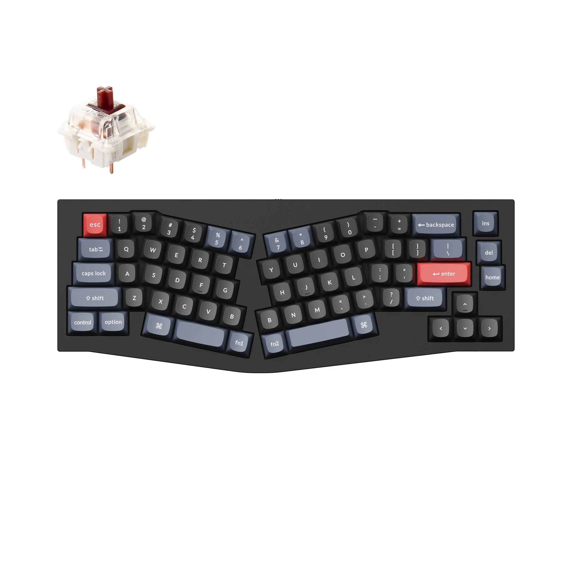 Keychron Q8 (Alice Layout) QMK Custom Mechanical Keyboard - Image 3