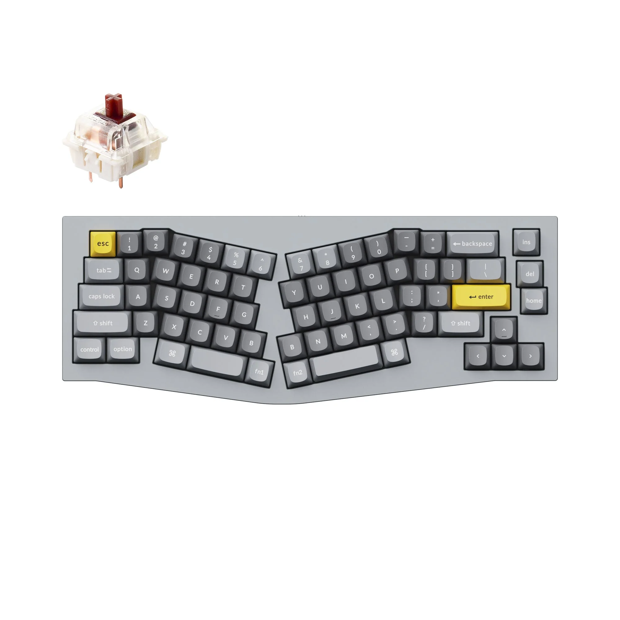Keychron Q8 (Alice Layout) QMK Custom Mechanical Keyboard - Image 6