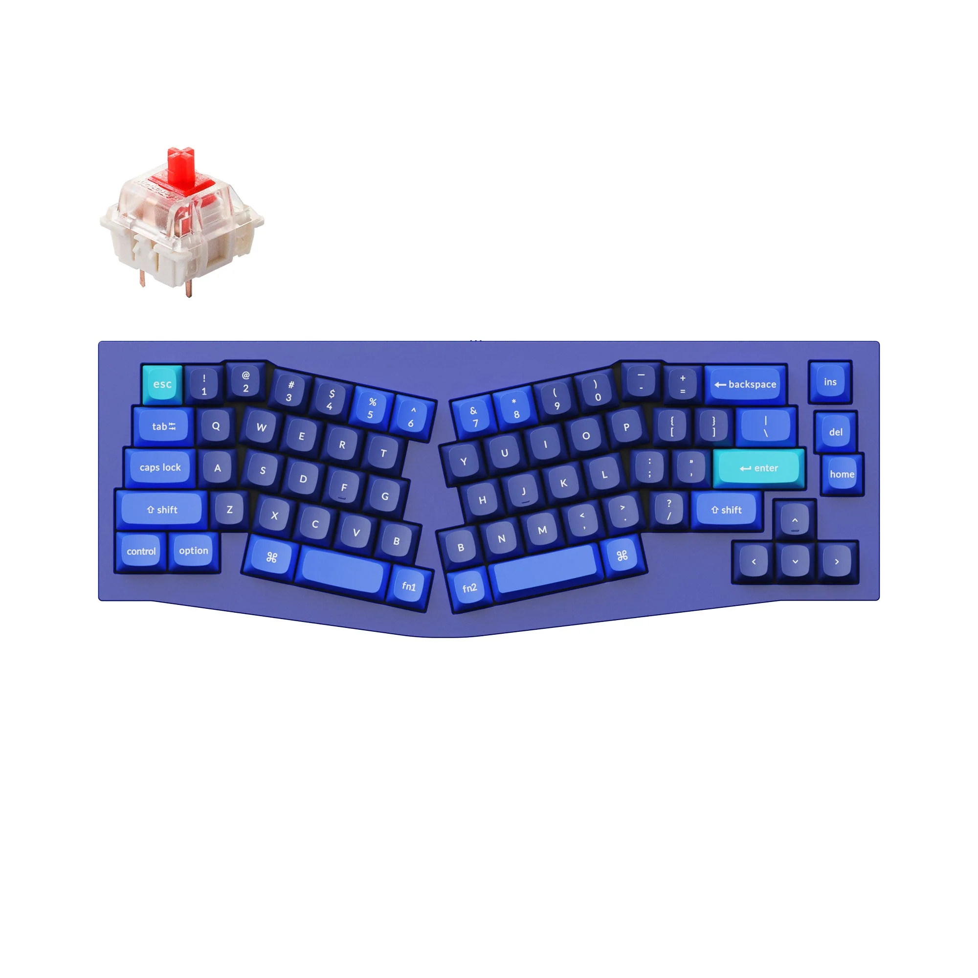 Keychron Q8 (Alice Layout) QMK Custom Mechanical Keyboard - Image 7