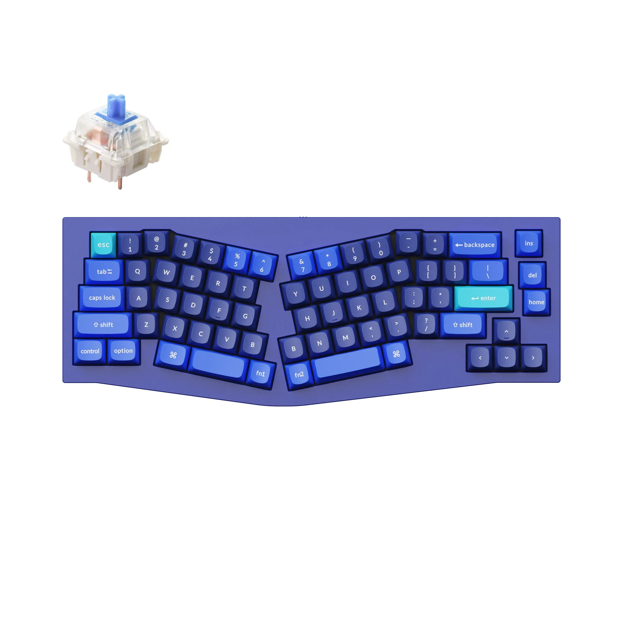 Keychron Q8 (Alice Layout) QMK Custom Mechanical Keyboard - Image 8