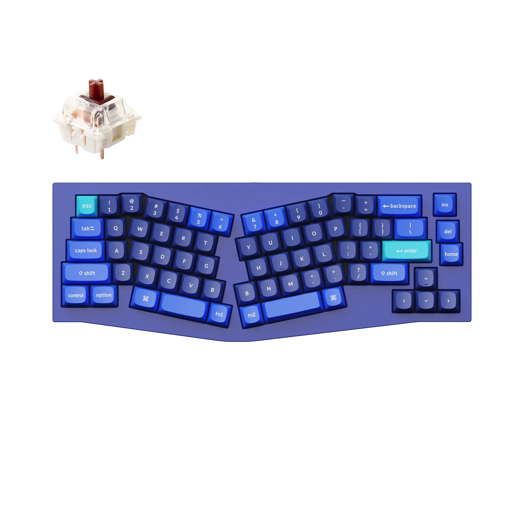 Keychron Q8 (Alice Layout) QMK Custom Mechanical Keyboard - Image 9