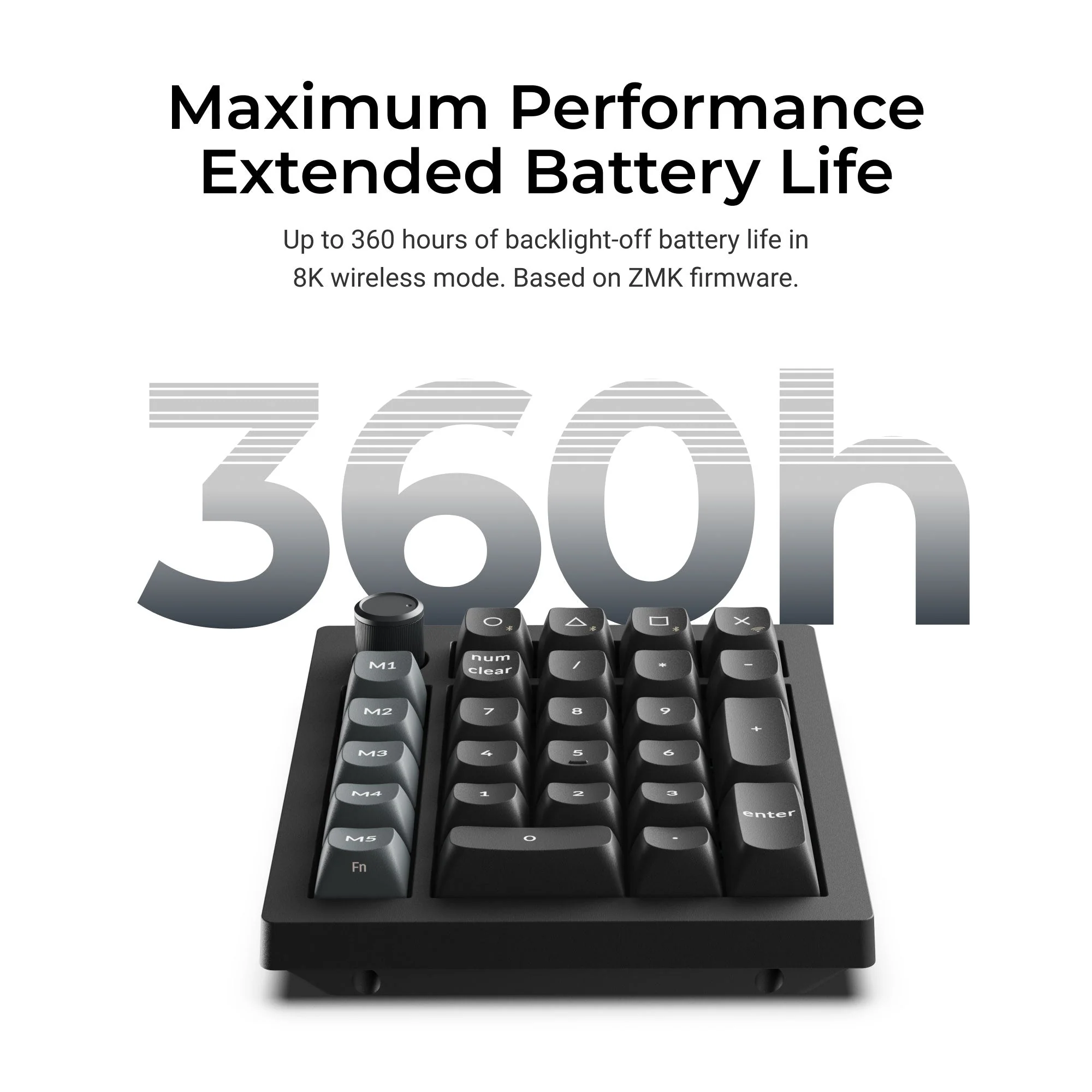 Keychron V0 Ultra 8K Wireless Custom Number Pad - Image 4