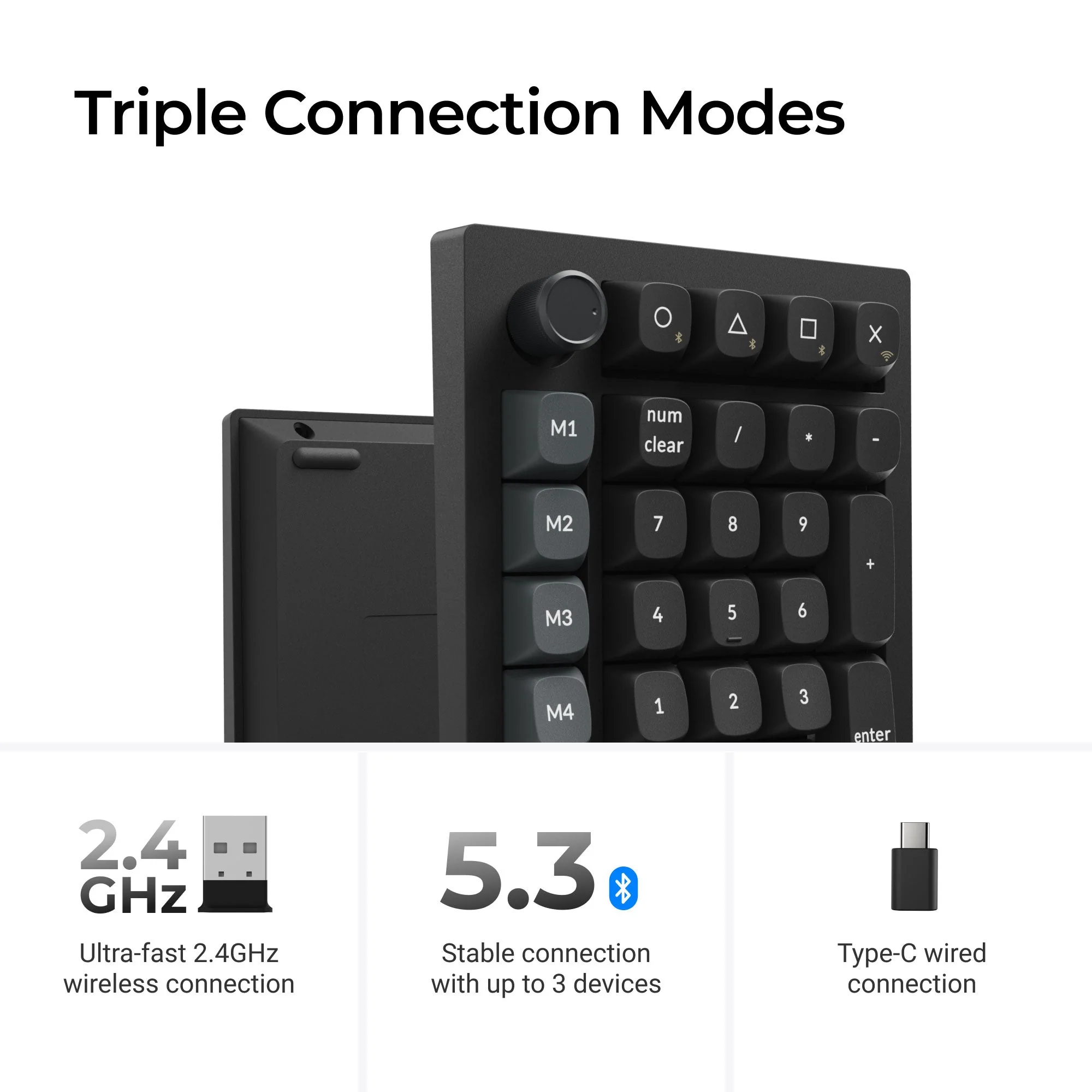 Keychron V0 Ultra 8K Wireless Custom Number Pad - Image 6