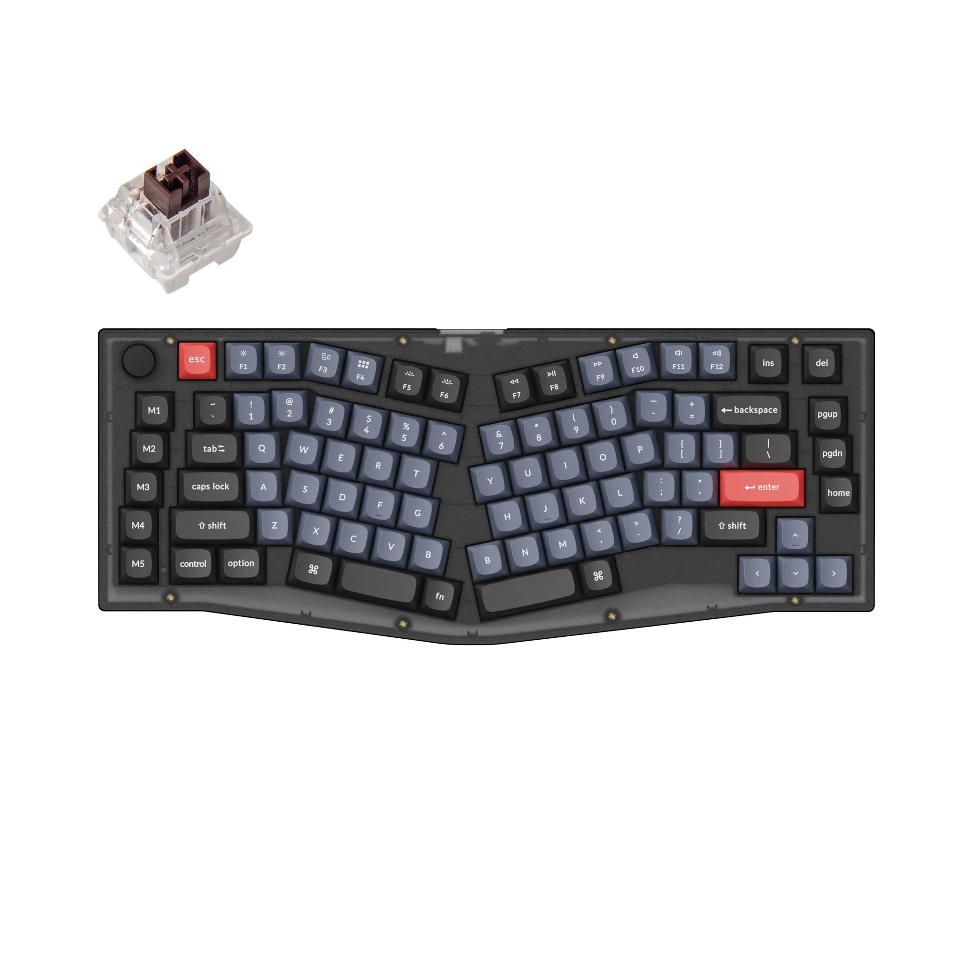 Keychron V10 (Alice Layout) QMK Custom Mechanical Keyboard - Image 3