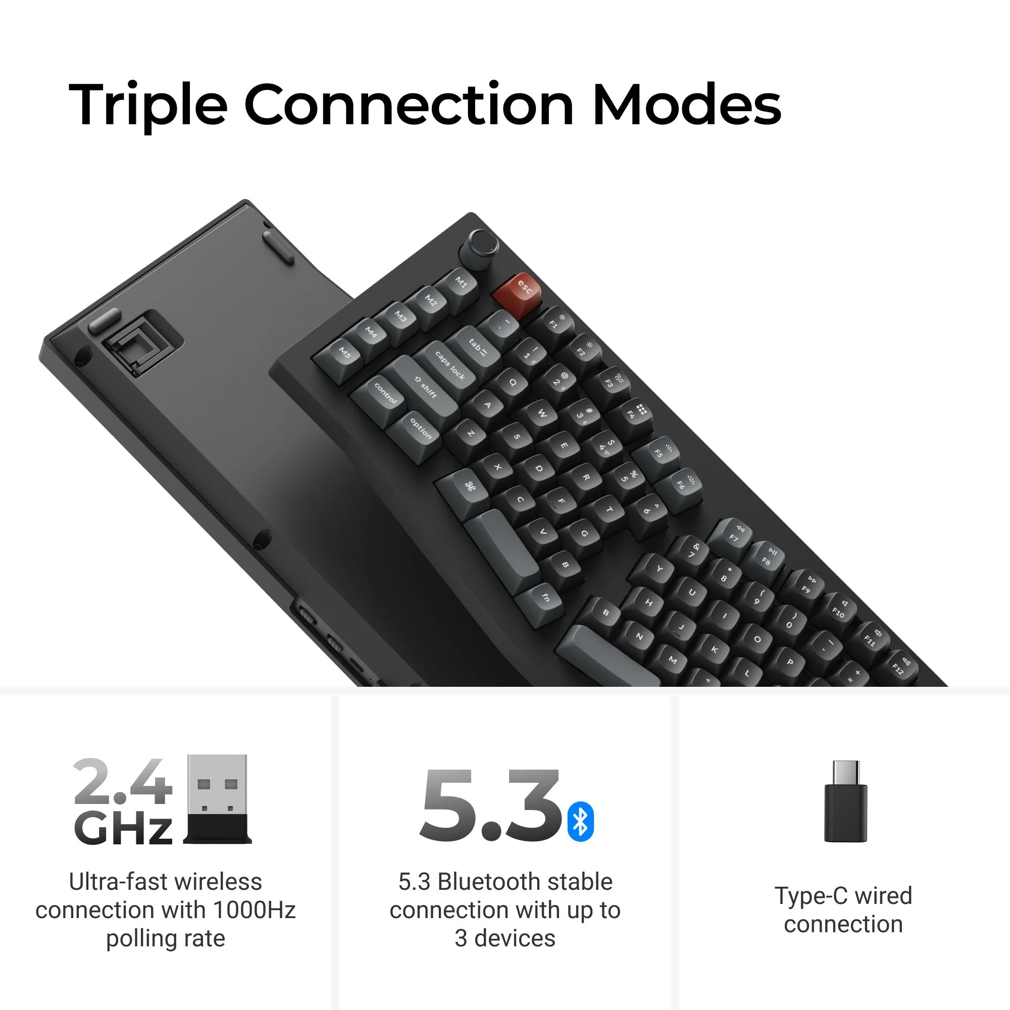 Keychron V10 Ultra 8K Wireless Custom Mechanical Keyboard - Image 6