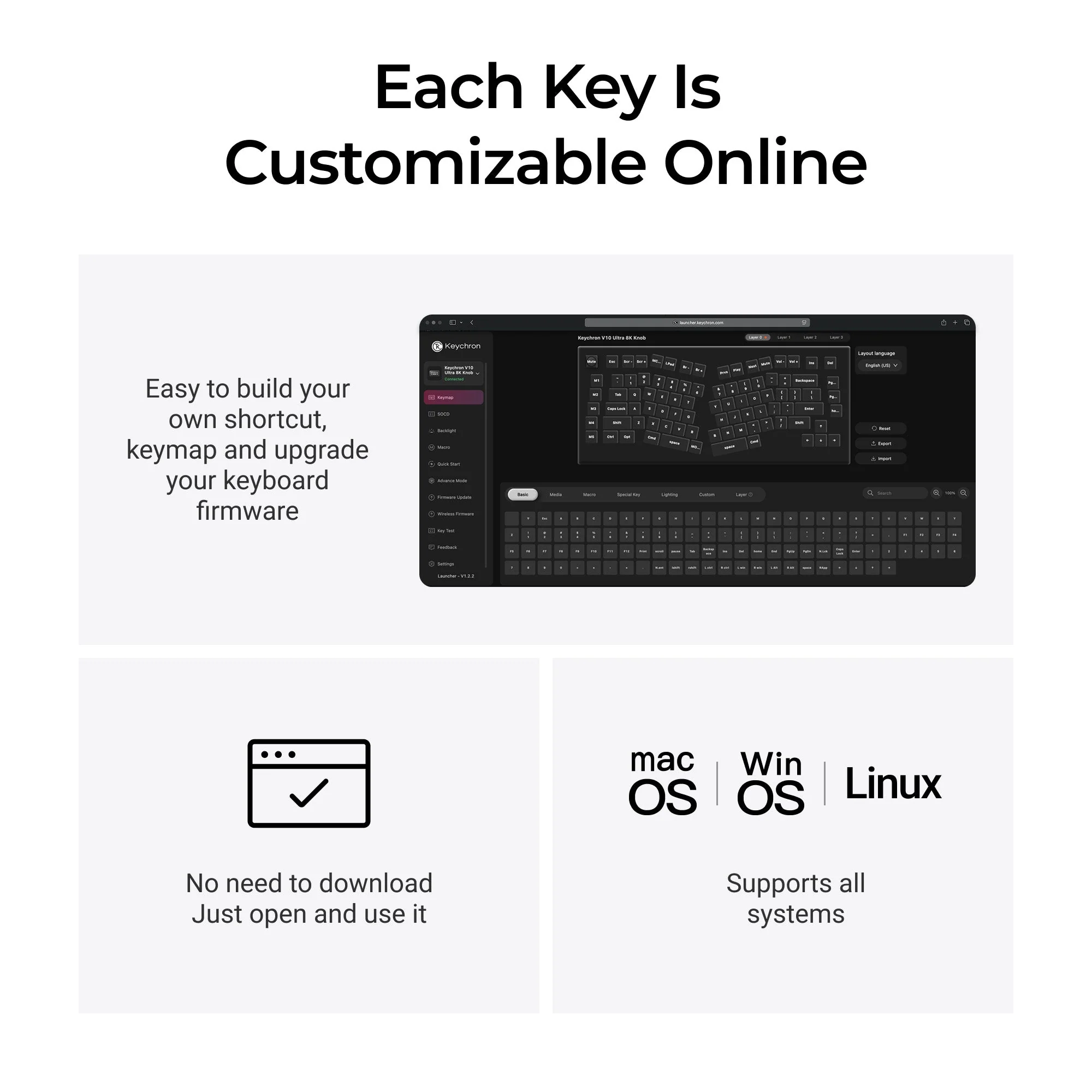Keychron V10 Ultra 8K Wireless Custom Mechanical Keyboard - Image 7