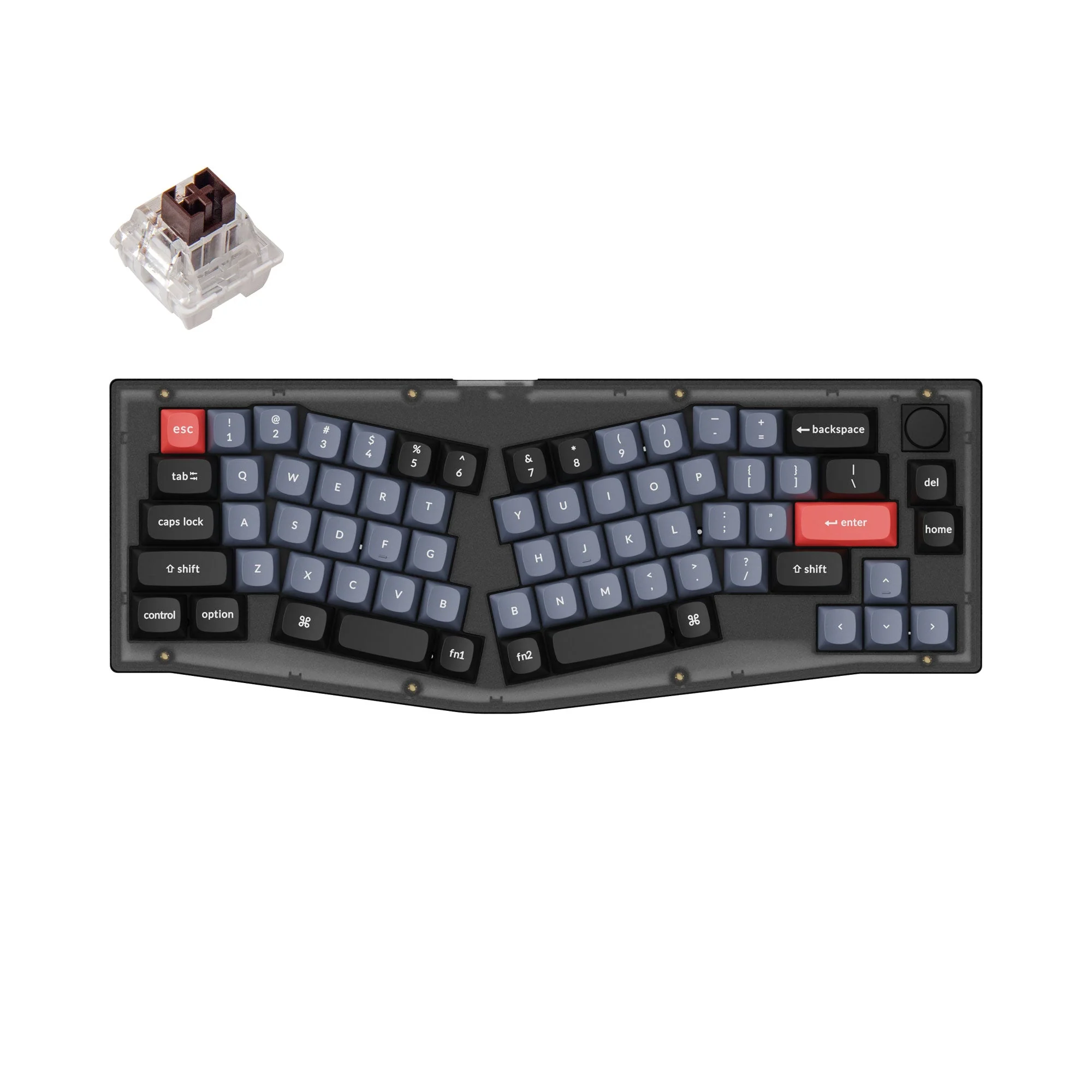 Keychron V8 (Alice Layout) QMK Custom Mechanical Keyboard - Image 6