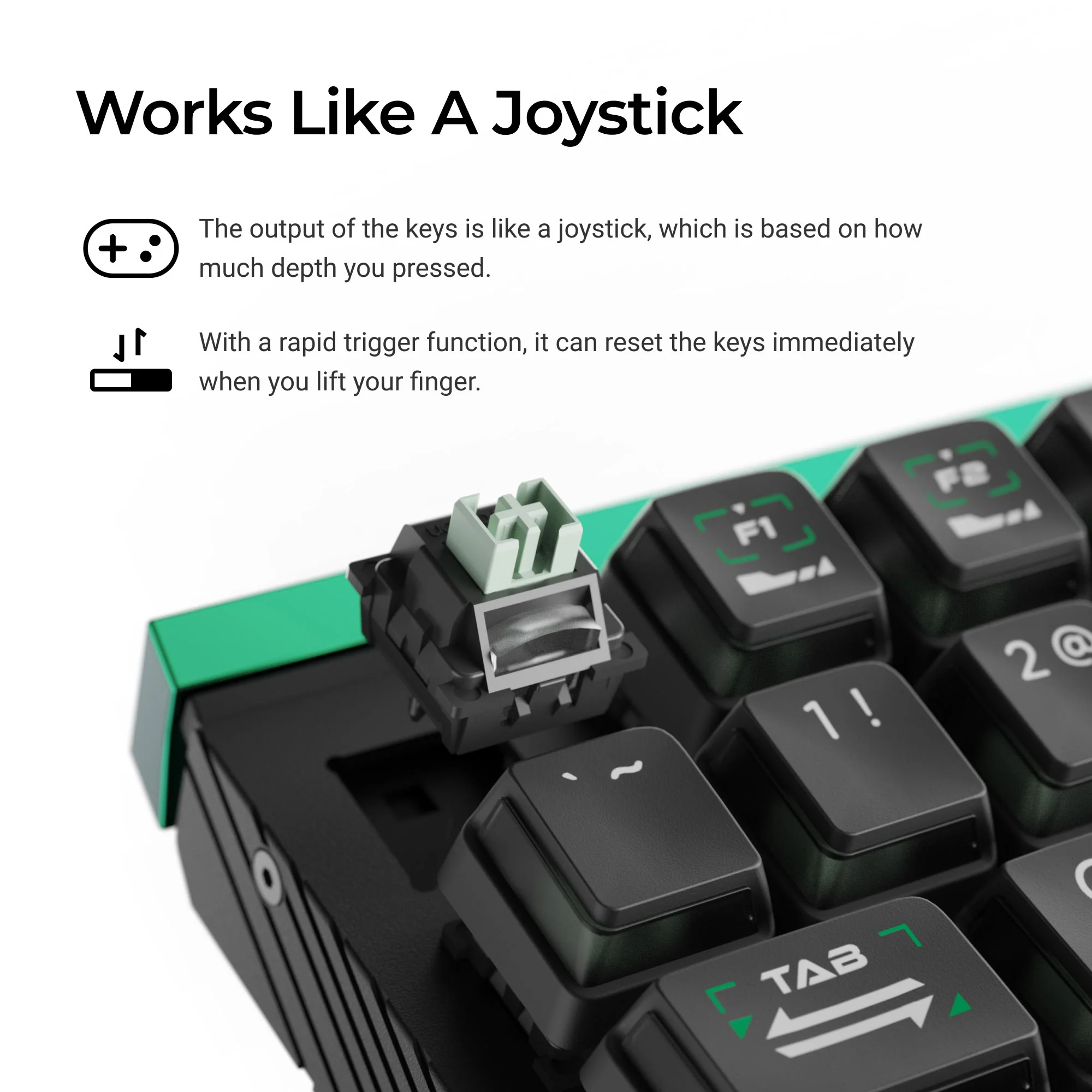 Lemokey - L0 HE One Handed Magnetic Switch Gaming Keyboard - Image 3