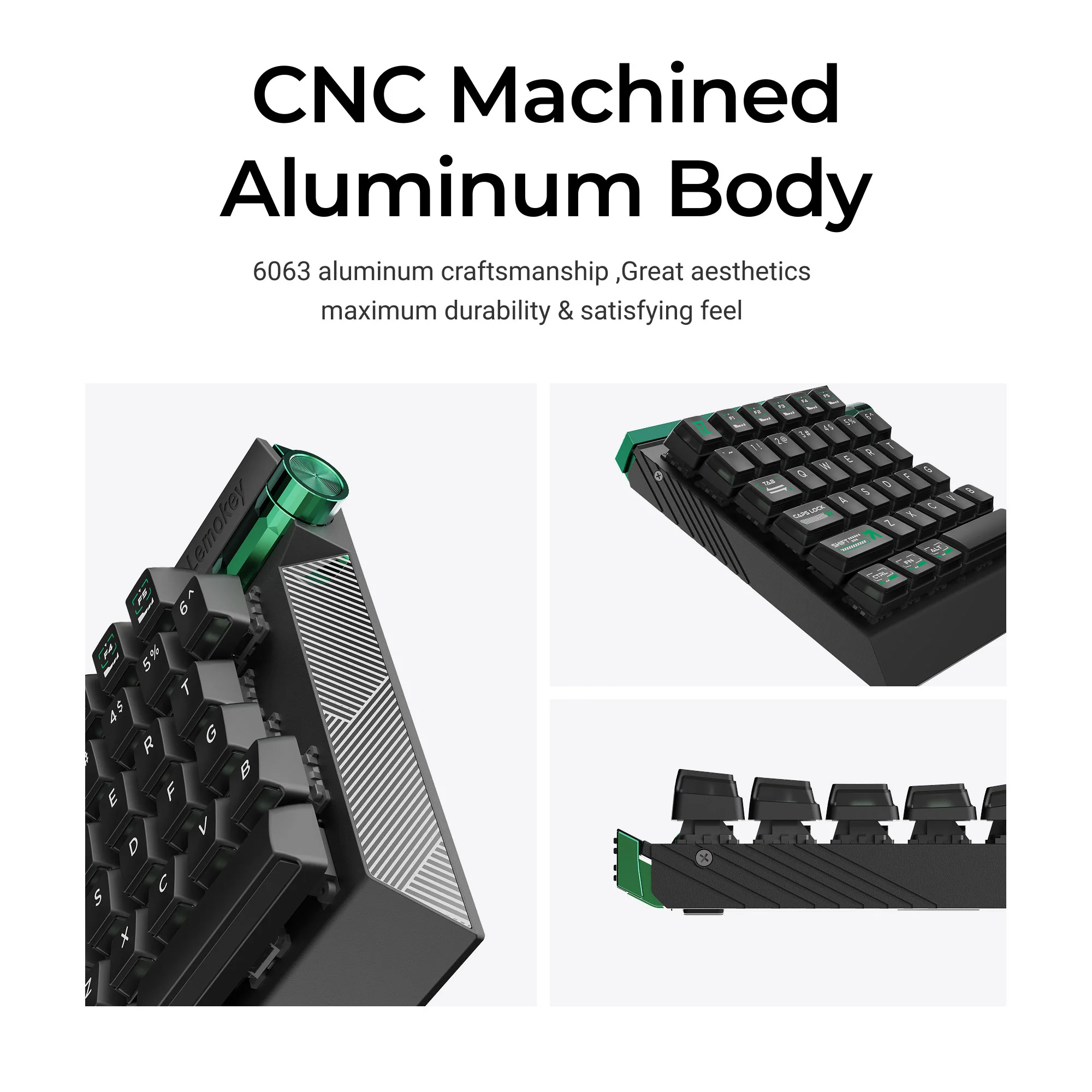Lemokey - L0 HE One Handed Magnetic Switch Gaming Keyboard - Image 5