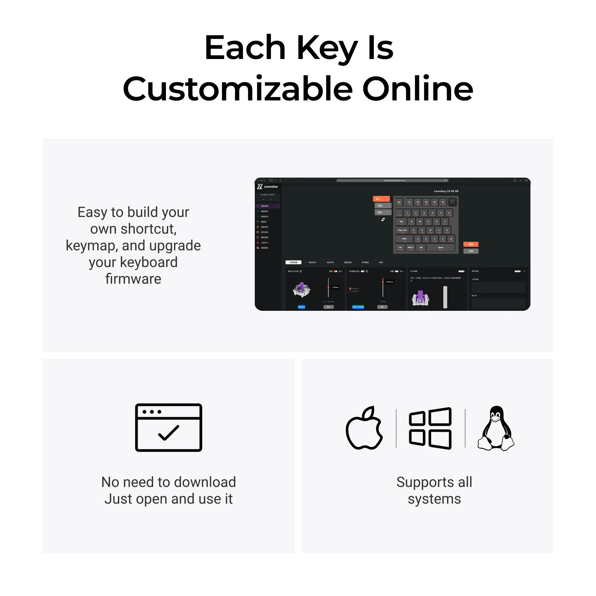 Lemokey - L0 HE One Handed Magnetic Switch Gaming Keyboard - Image 6