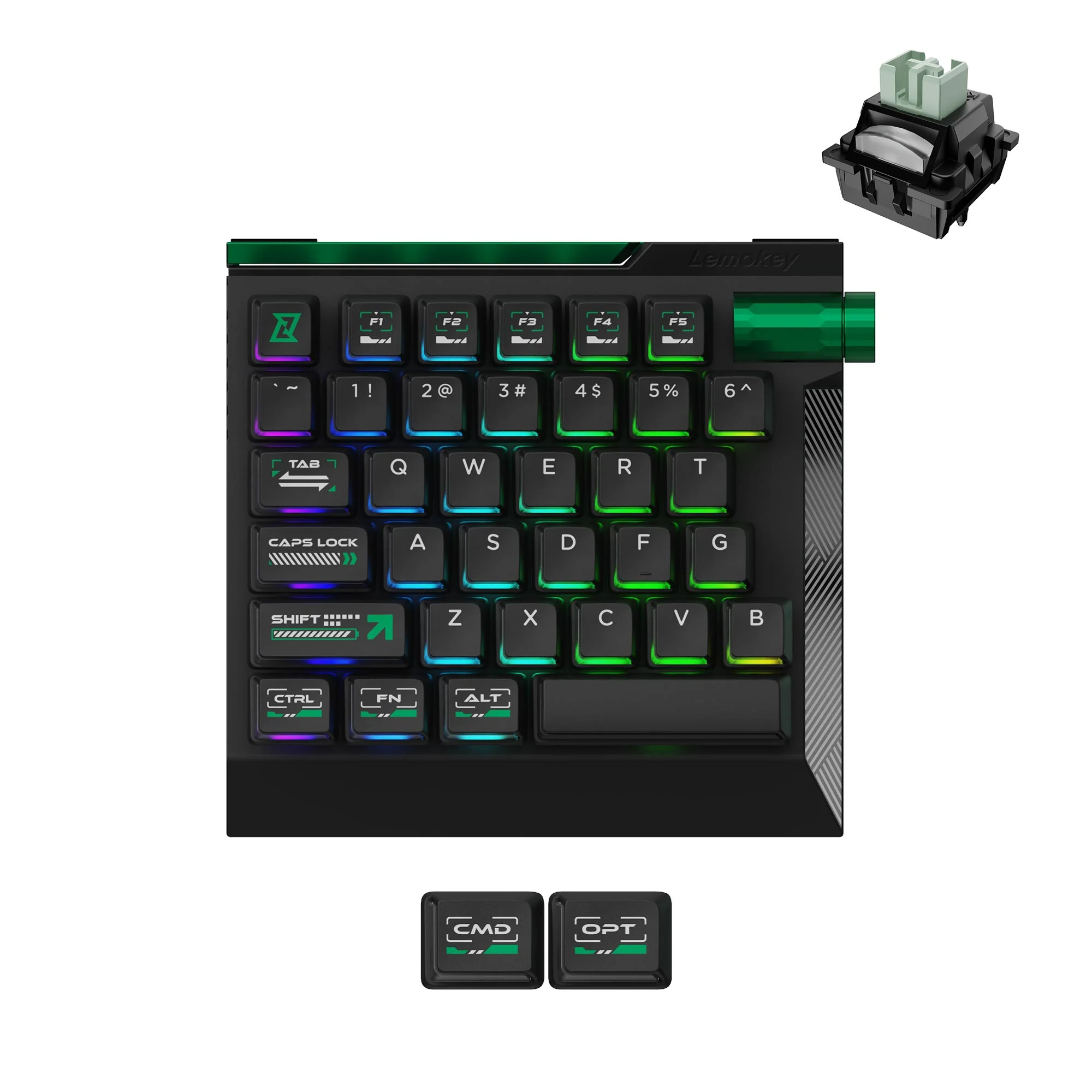 Lemokey - L0 HE One Handed Magnetic Switch Gaming Keyboard - Image 7