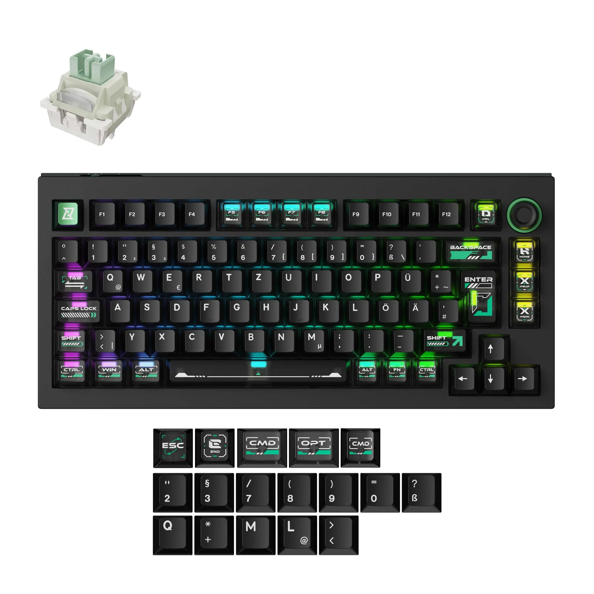 Lemokey L5 HE Magnetic Switch Custom Gaming Keyboard - Image 4