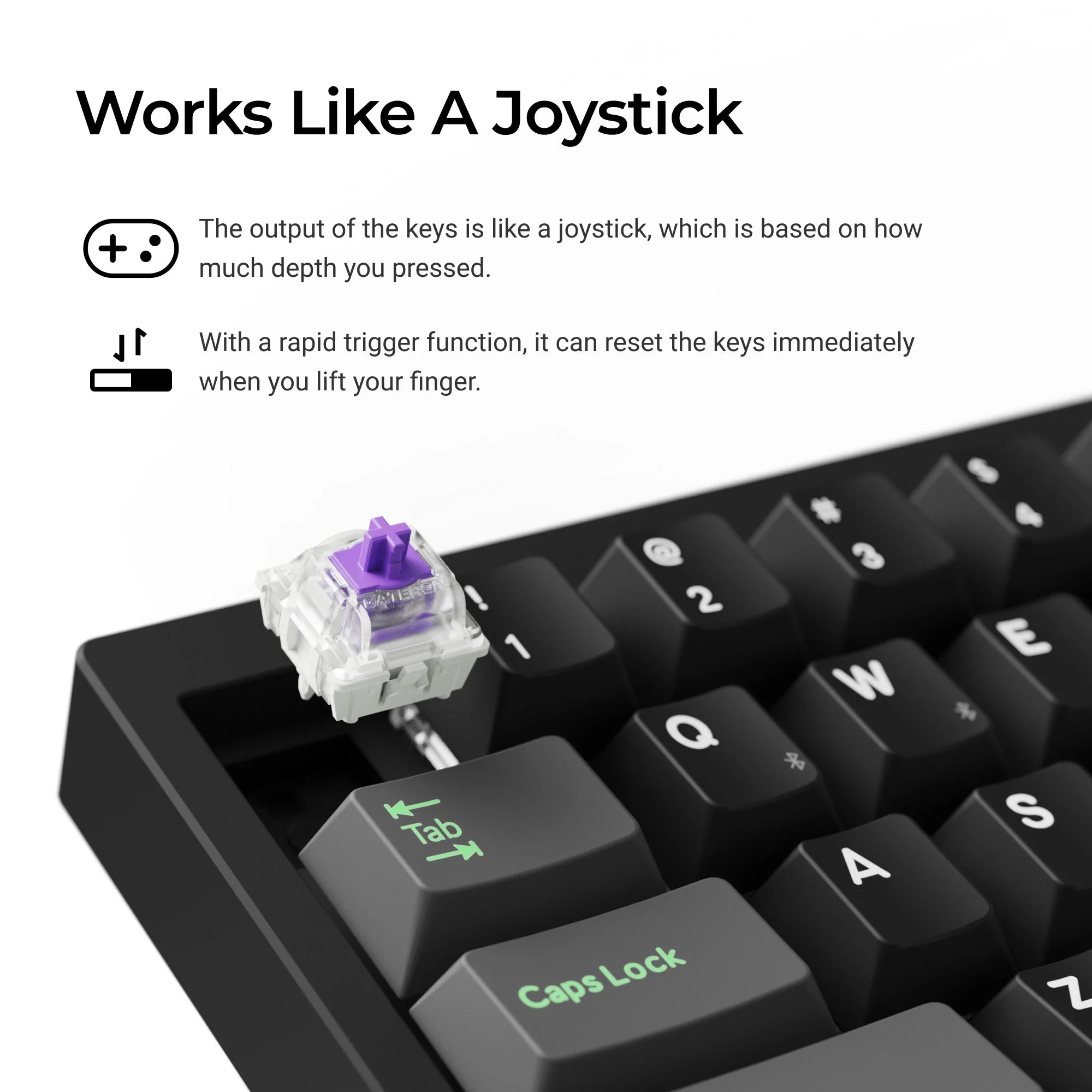 Lemokey P2 HE Wireless Magnetic Switch Custom Gaming Keyboard - Image 3