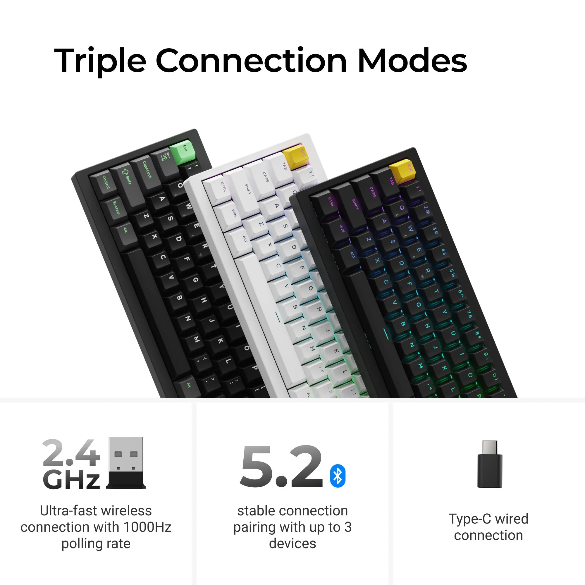 Lemokey P2 HE Wireless Magnetic Switch Custom Gaming Keyboard - Image 5