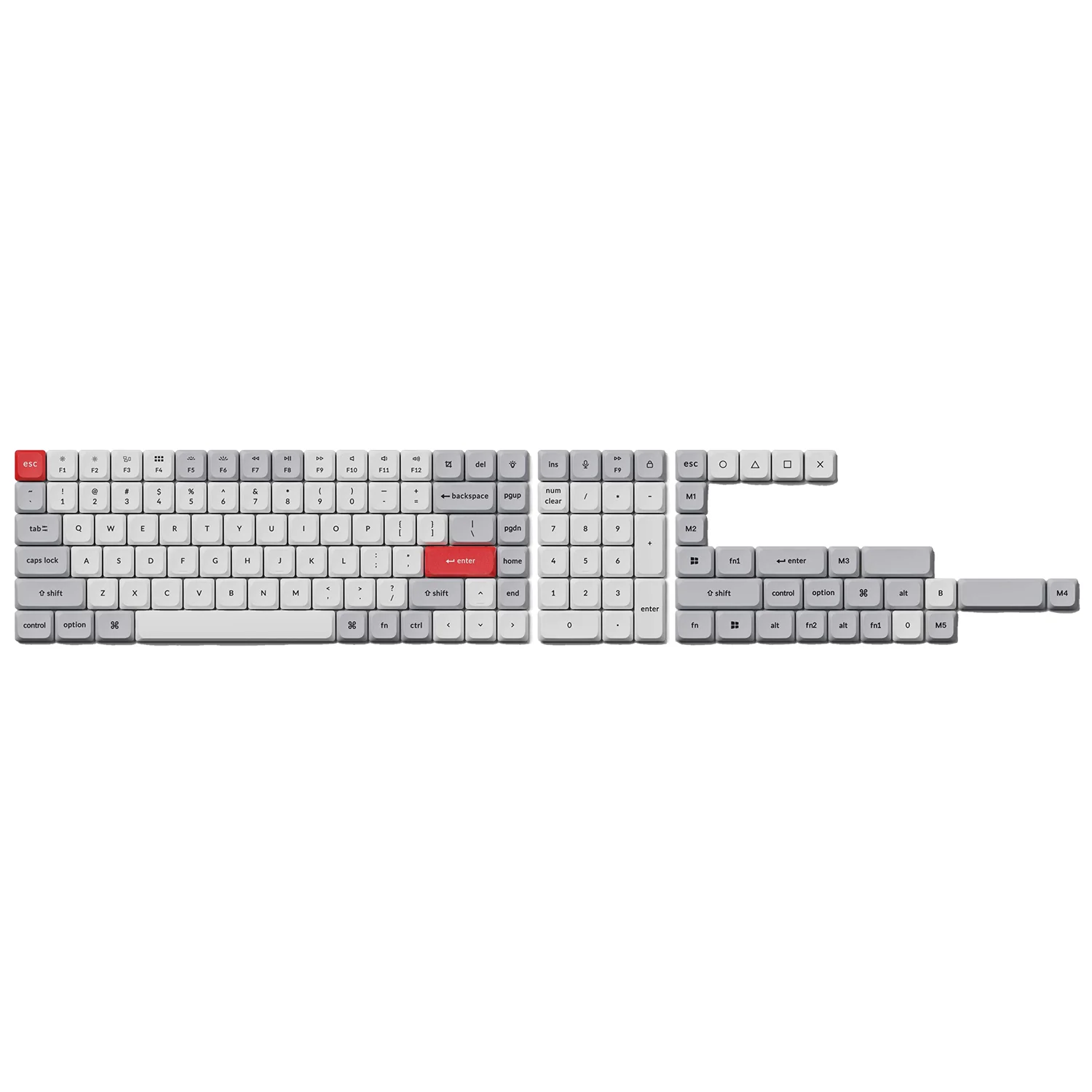 Low Profile Dye-Sub PBT LSA Full Set Keycap Set - Image 3