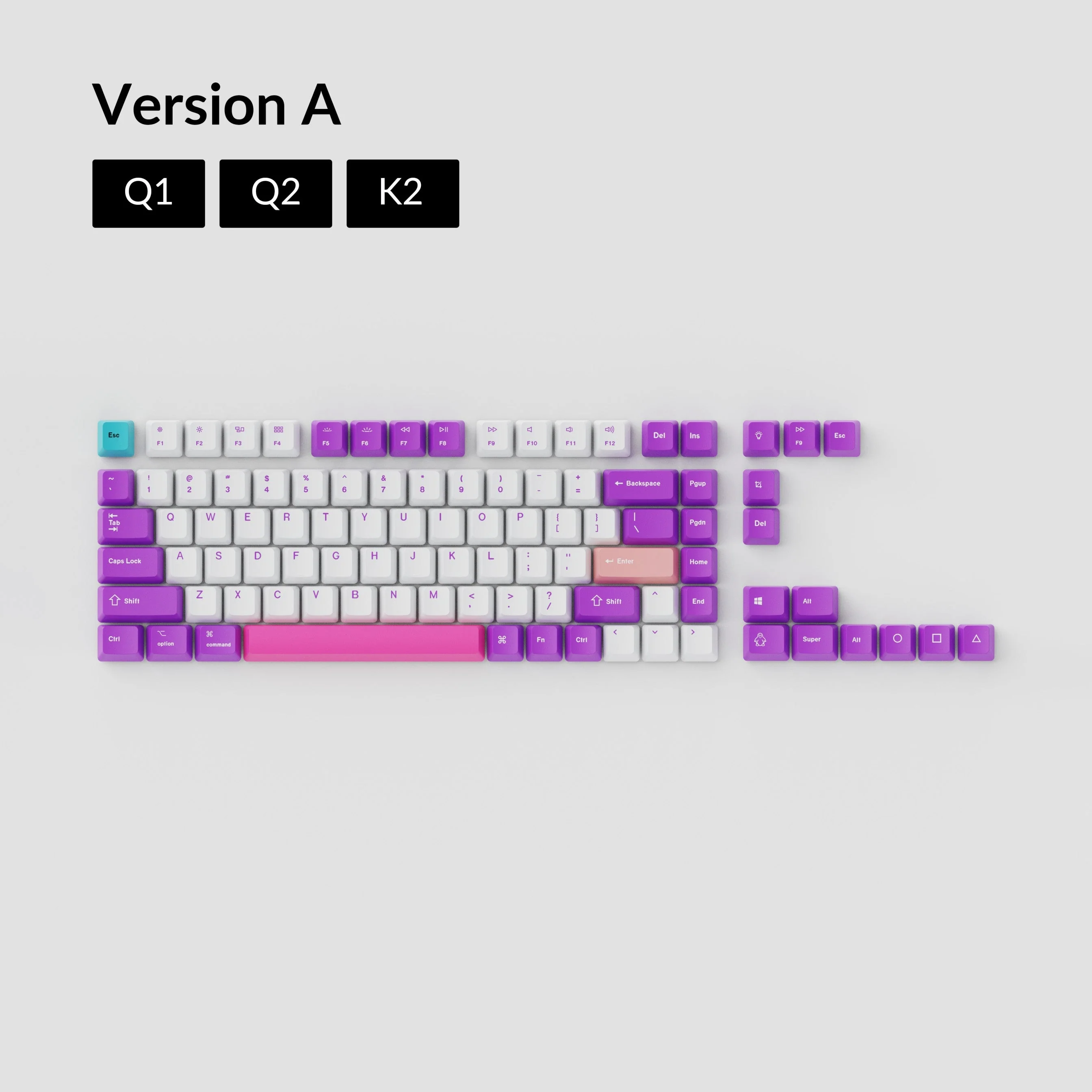 OEM Dye-Sub PBT Keycap Set - Unicorn - Image 2