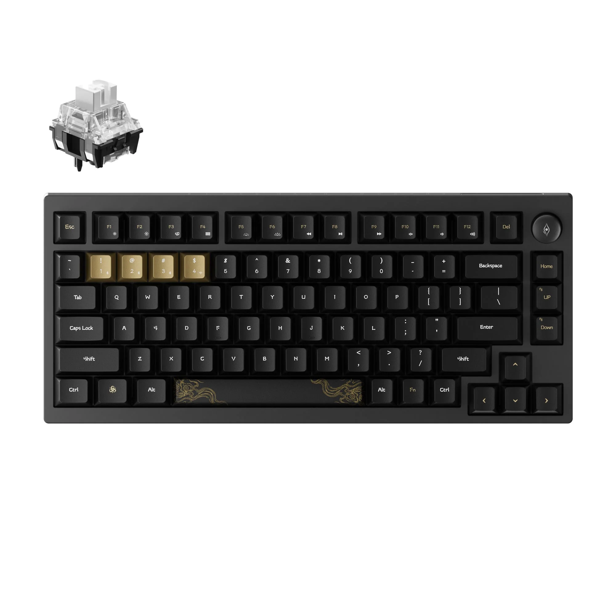 Black Myth Wukong Wireless Mechanical Keyboard - Image 3